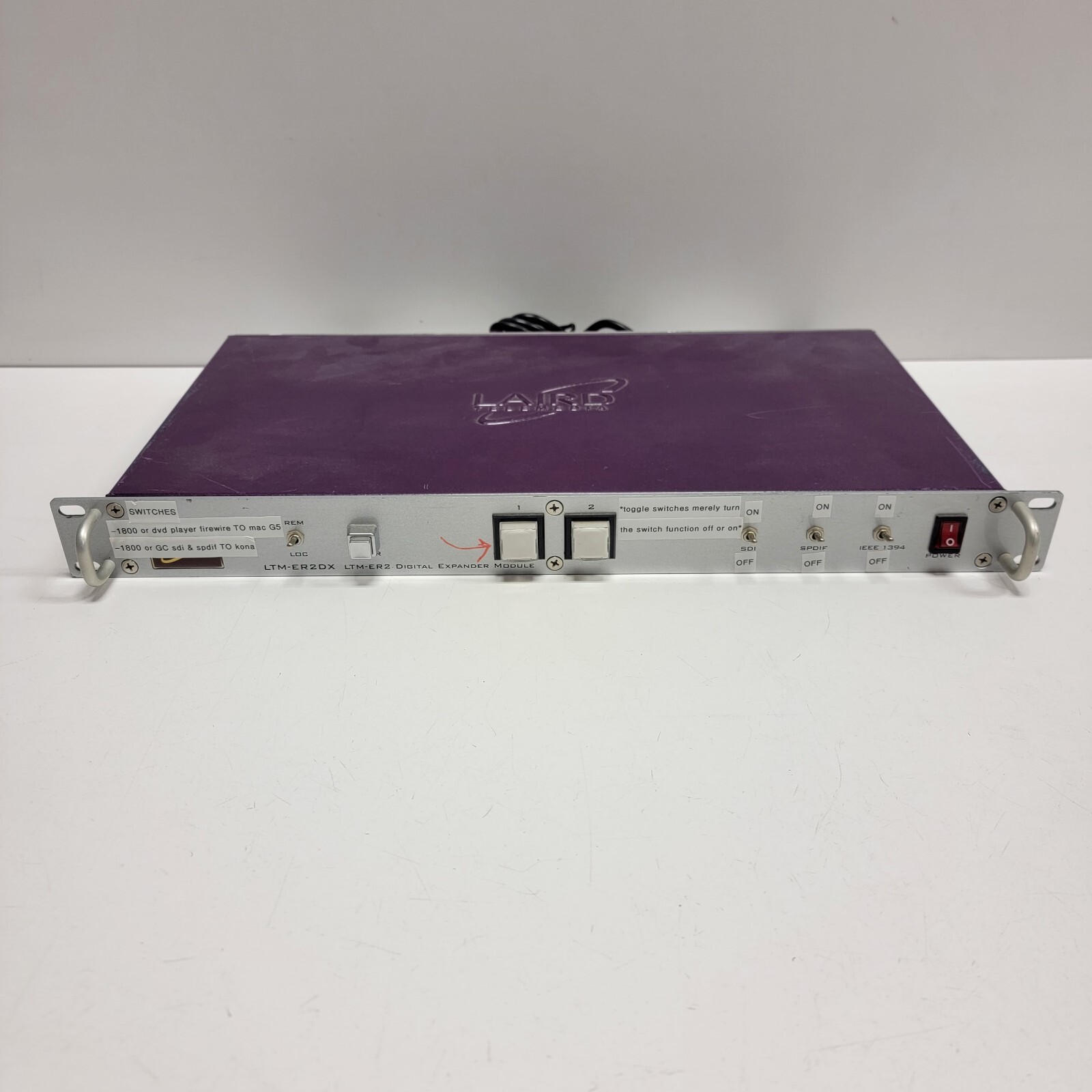 LAILD Telemedia LTM-ER2DX LTM-ER2 Rack Mount Digital Expander Module