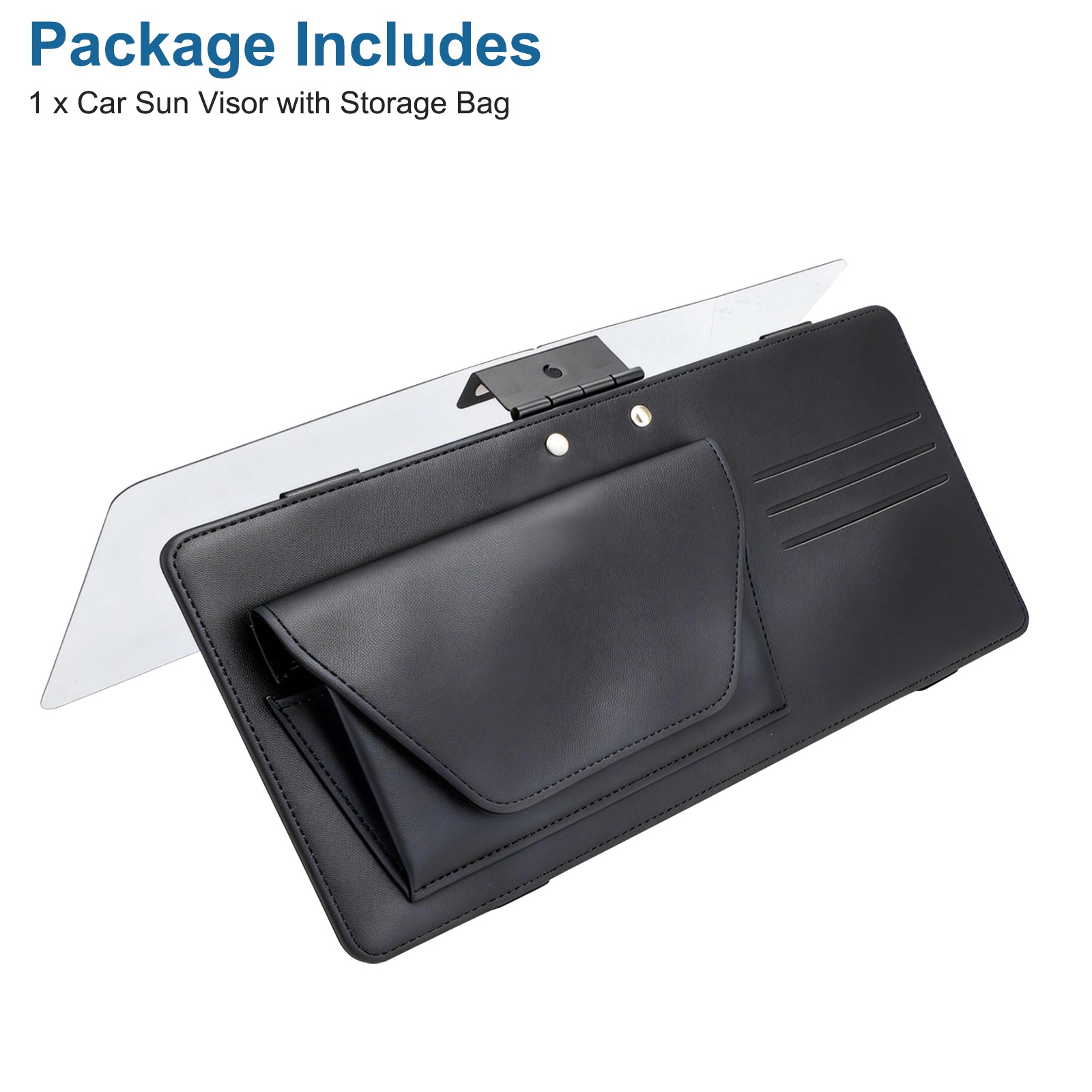 Car Shade Polarized Sun Extend Visor Shield Anti Glare Extension Driving Storage