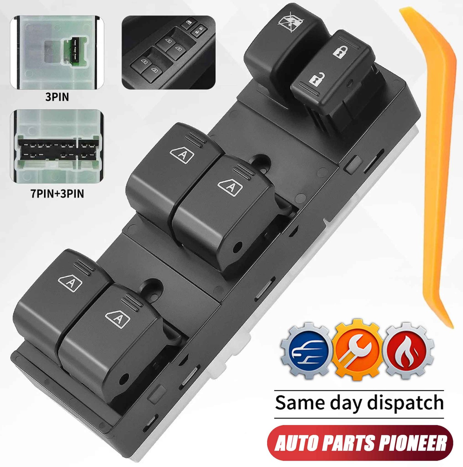 Power Window Switch Button Control for 07-15 Nissan Maxima/Infiniti 25401-9N00D✅