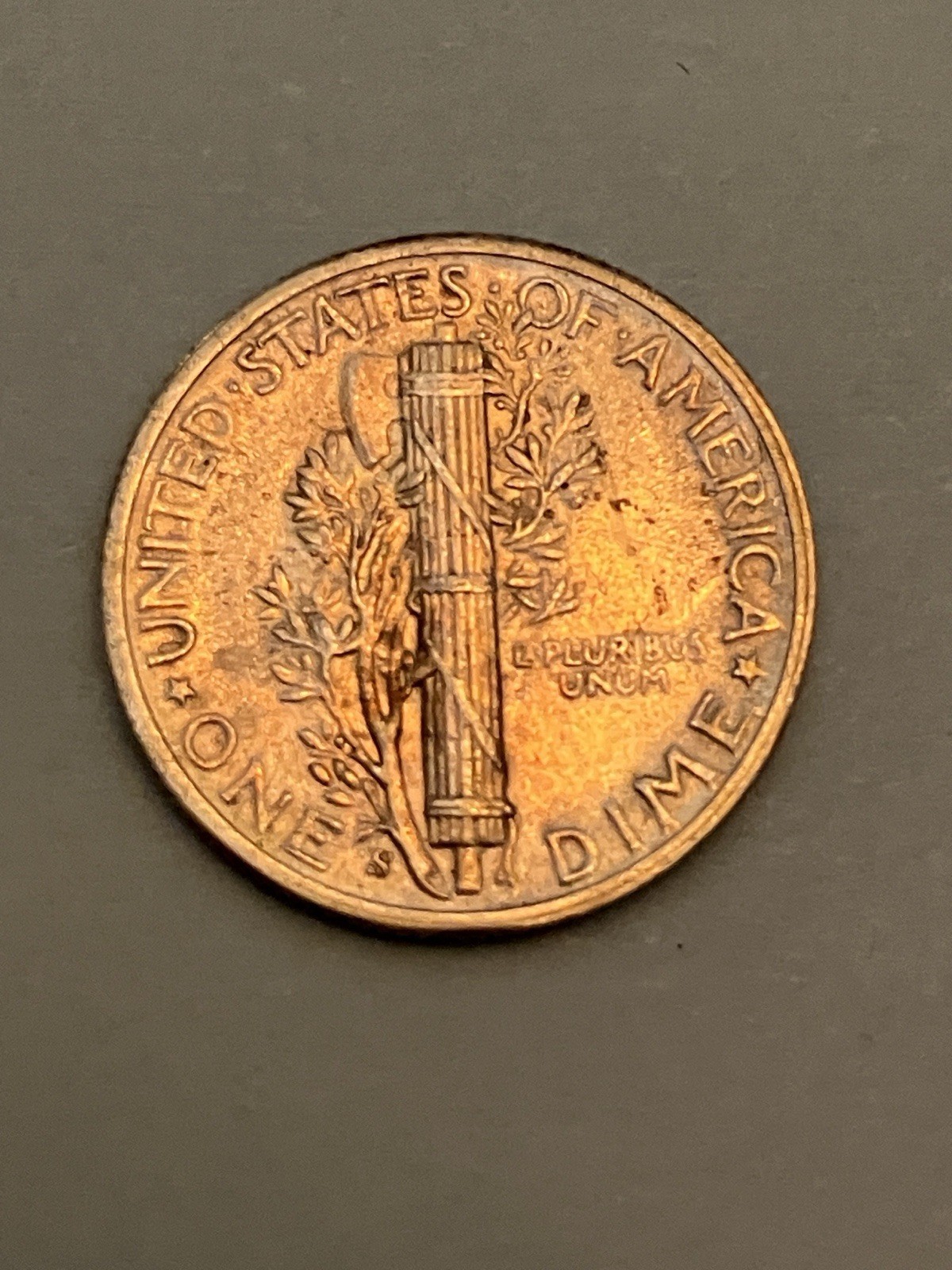 1944S Mercury Dime