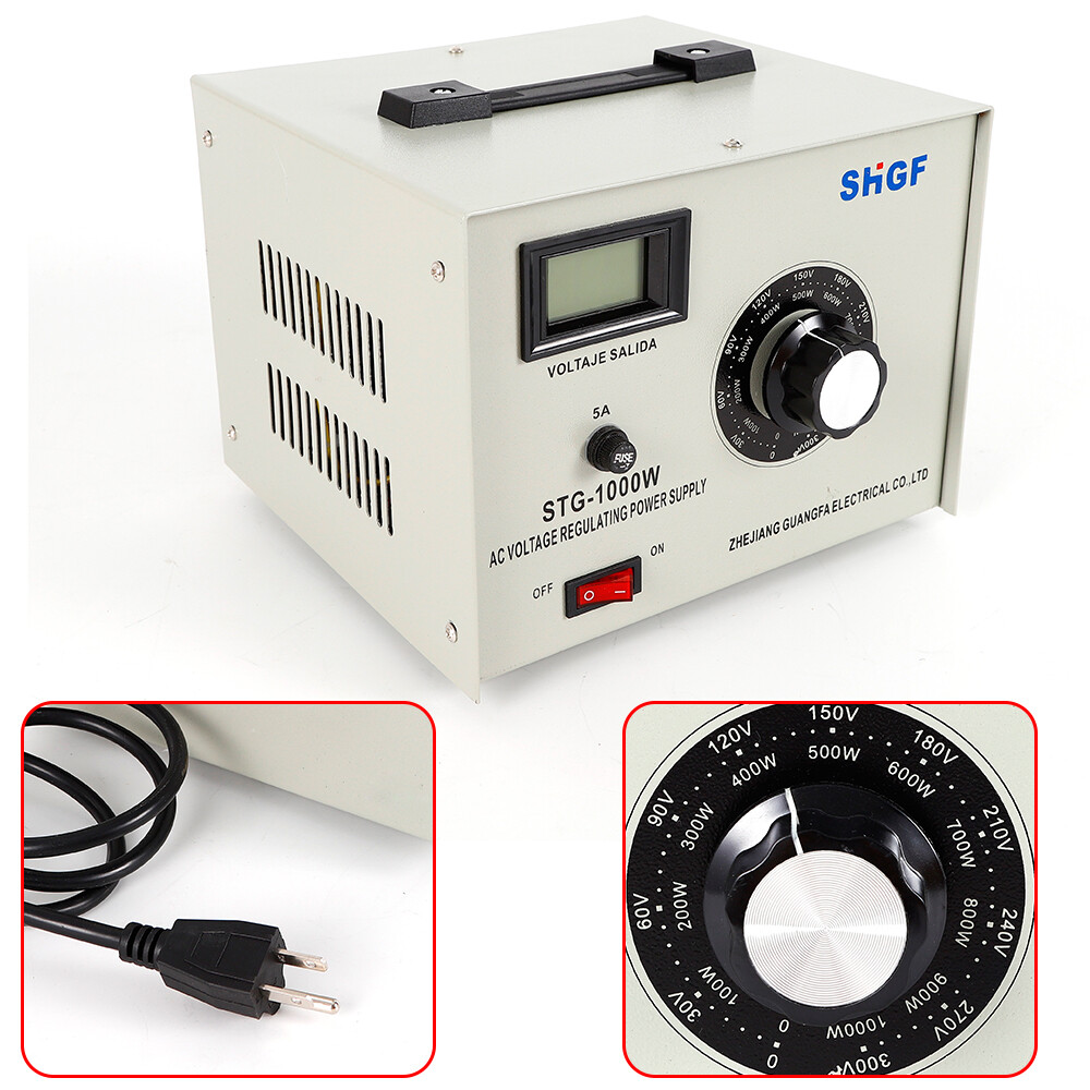 Variac Autotransformer Voltage Regulator Power 0-300V Output Voltage Transformer
