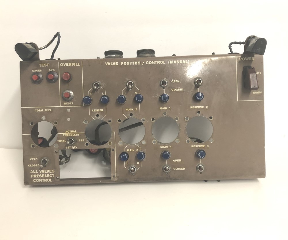 Boeing 747 Aircraft Valve Position Control Panel 284U1265-1
