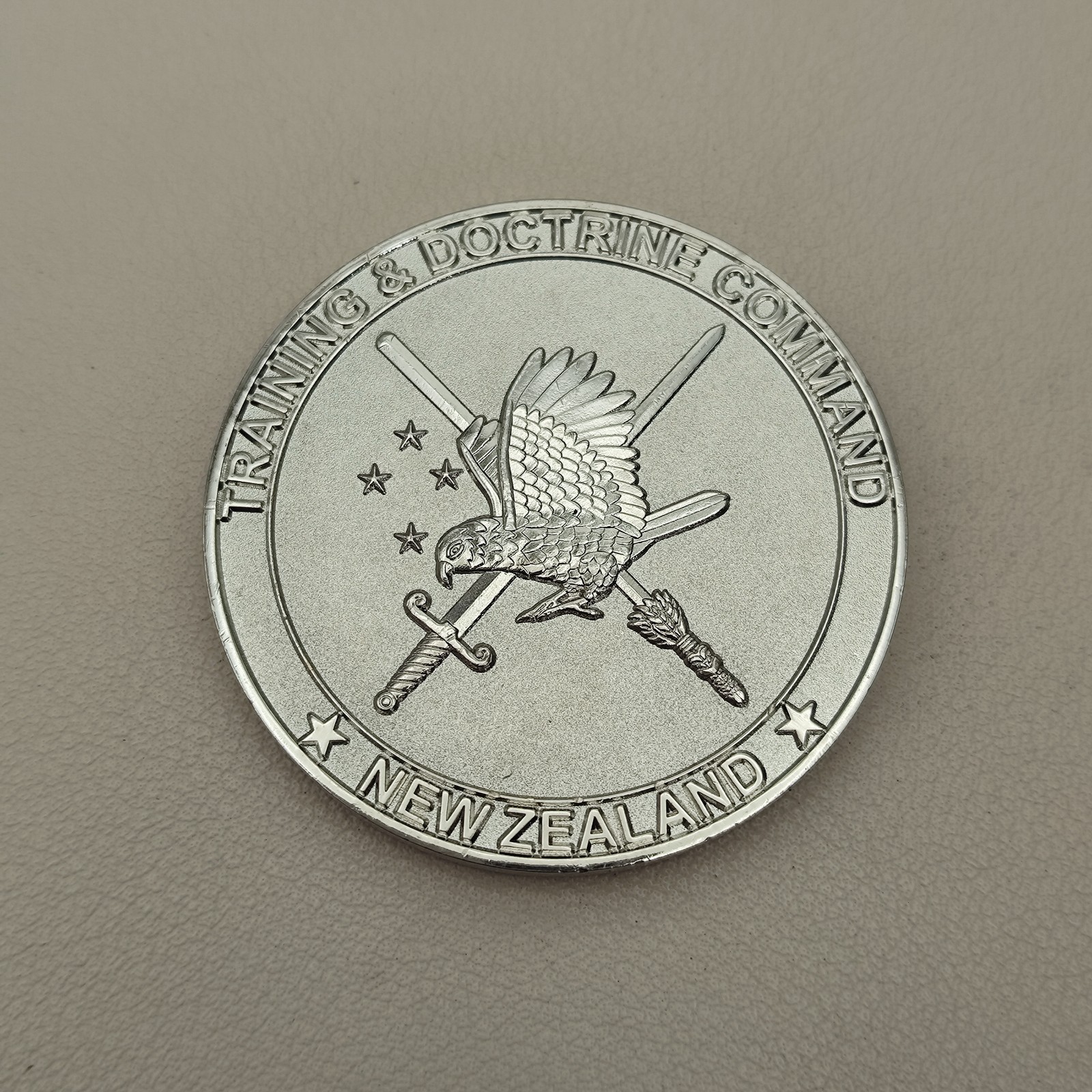 New Zealand Training Doctrine Command Challenge Coin