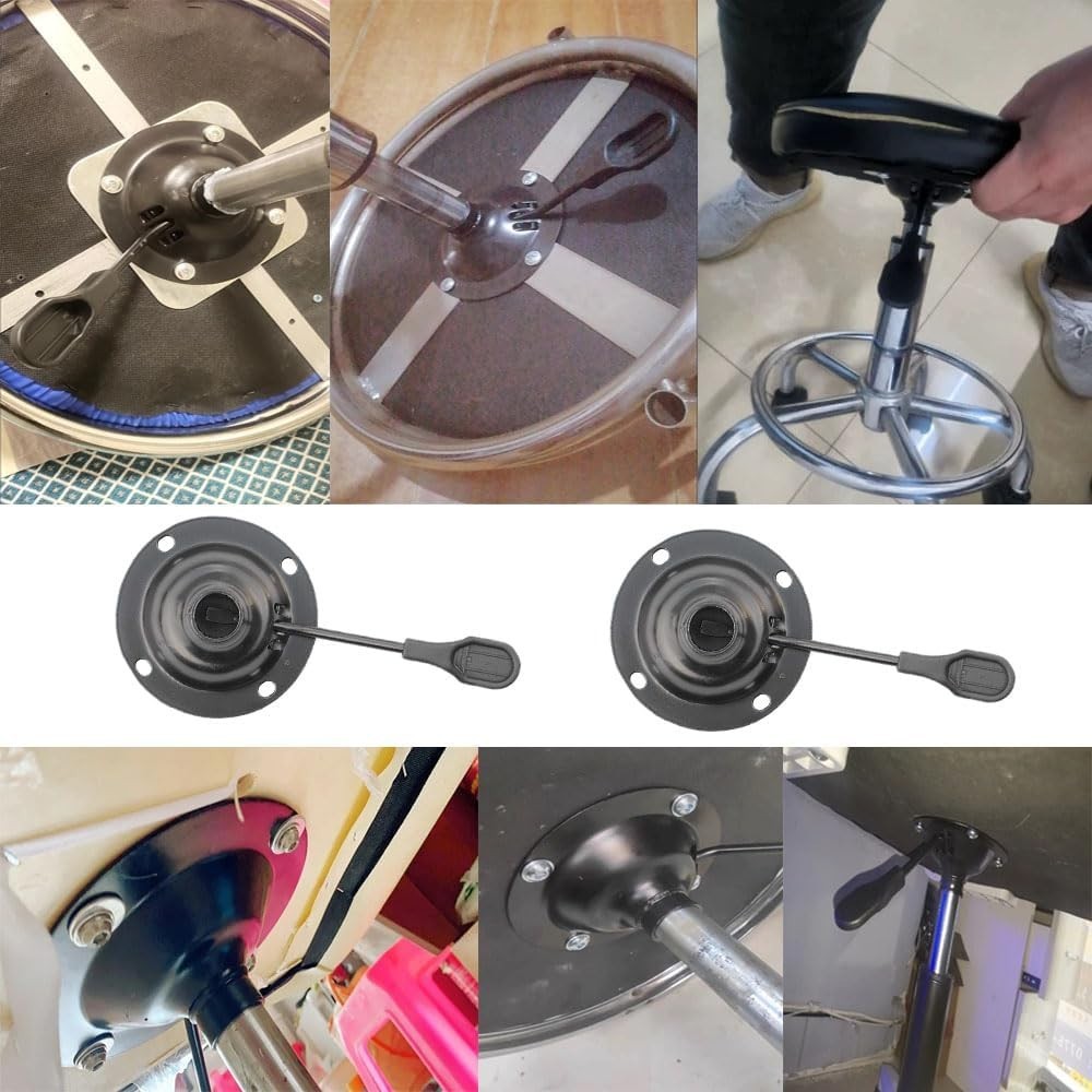 Heavy Duty Office Chair Tilt Mechanism Replacement Swivel Base Plate 5.5 inch...