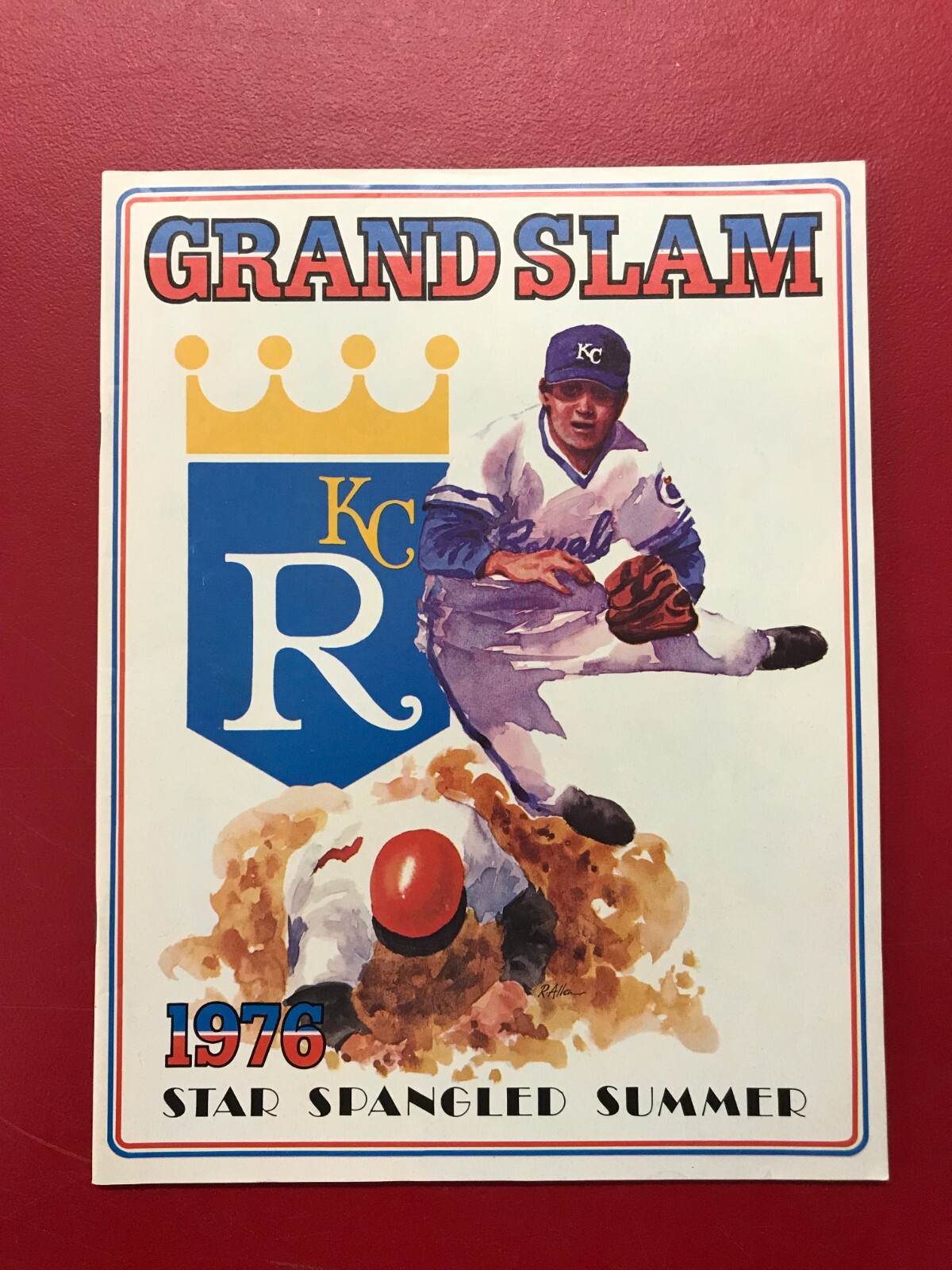 Kansas City Royals 1976 Grand Slam Star Spangled Summer Game Program