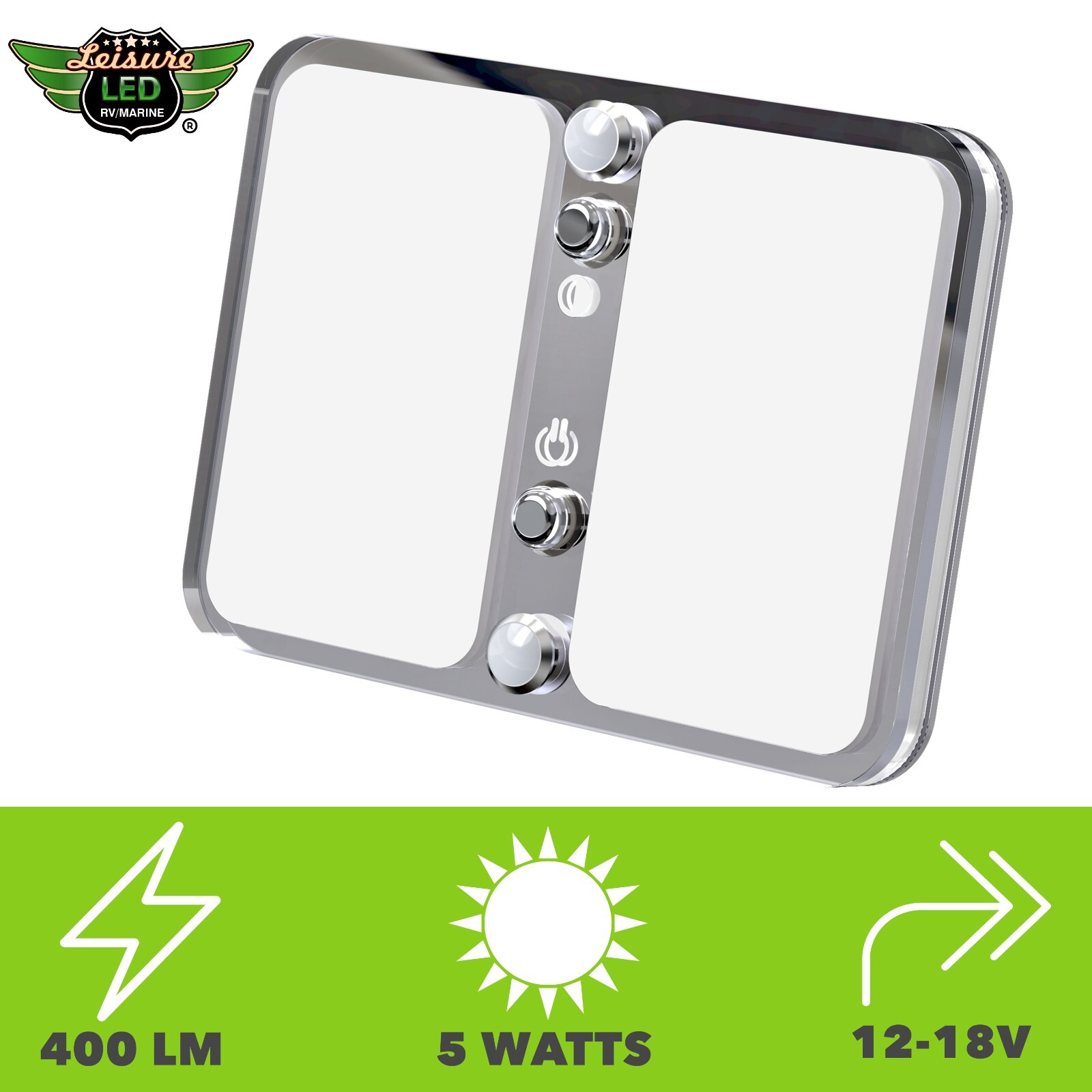 12V RV LED Ceiling Dome Multi Color Dimmable Slim Surface Mount Light for Camper
