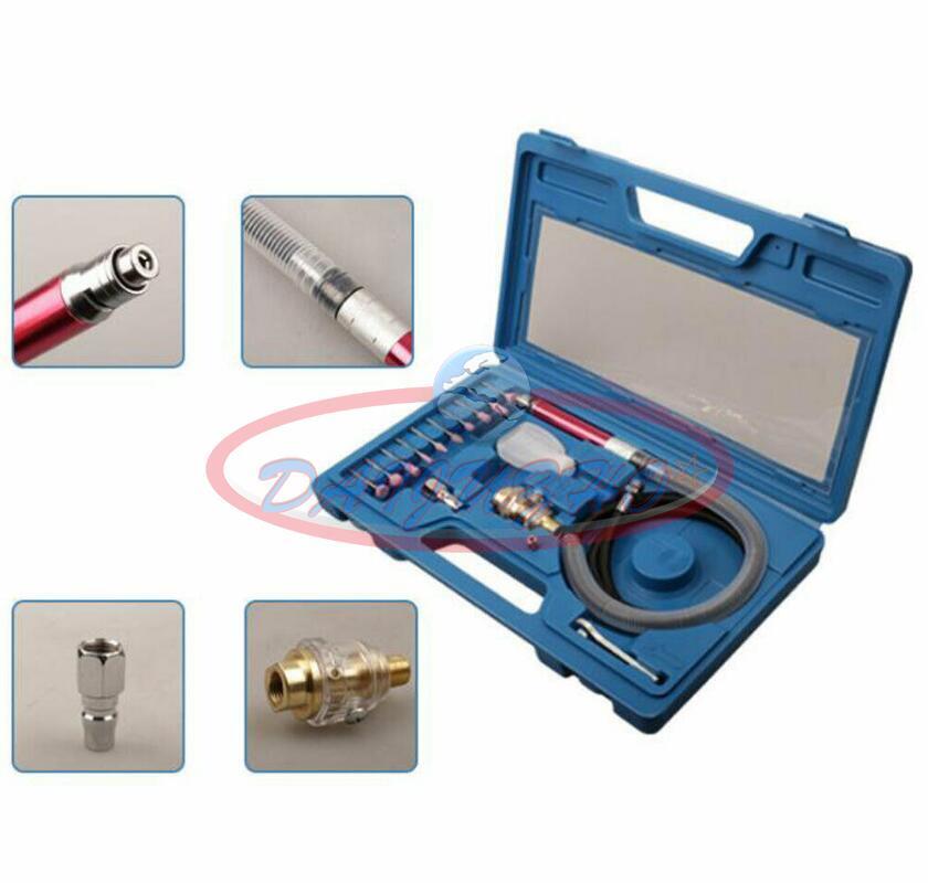 New One PENCIL TYPE AIR DIE MICRO GRINDER TOOLS HIGH SPEED TOOL KIT
