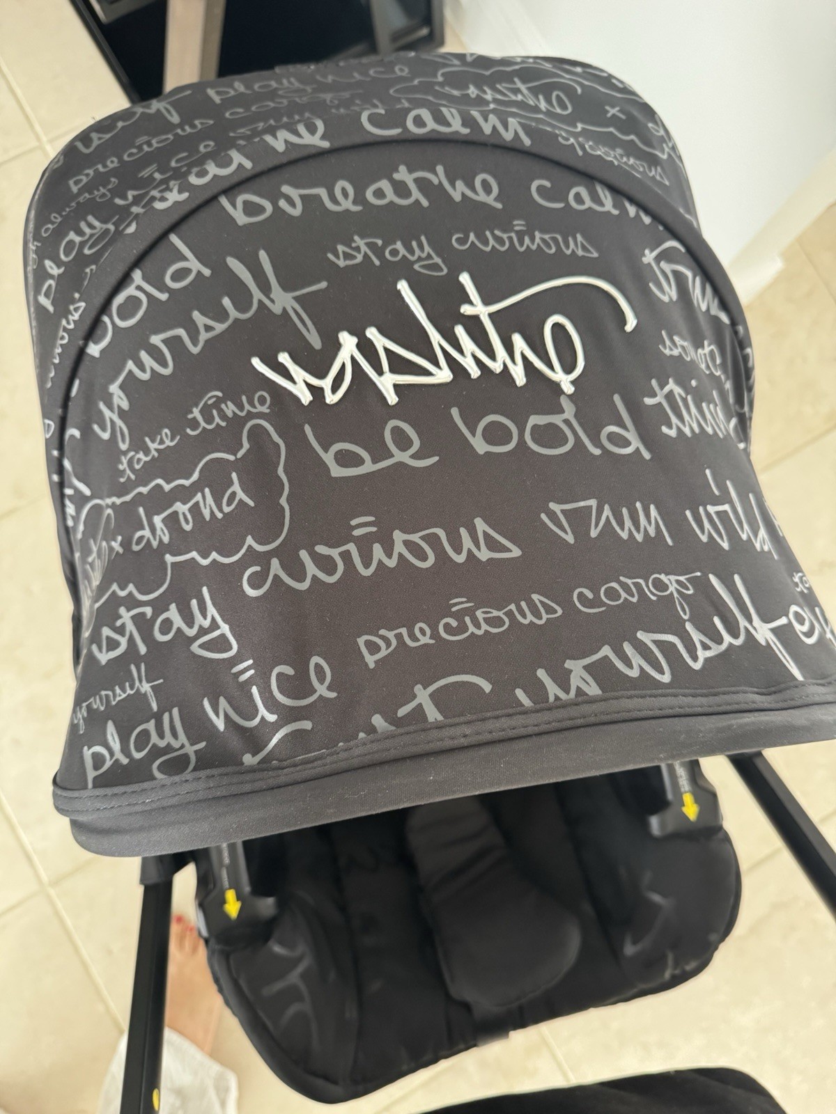 Doona Stroller And Base With Diaper Bag Limited Edition