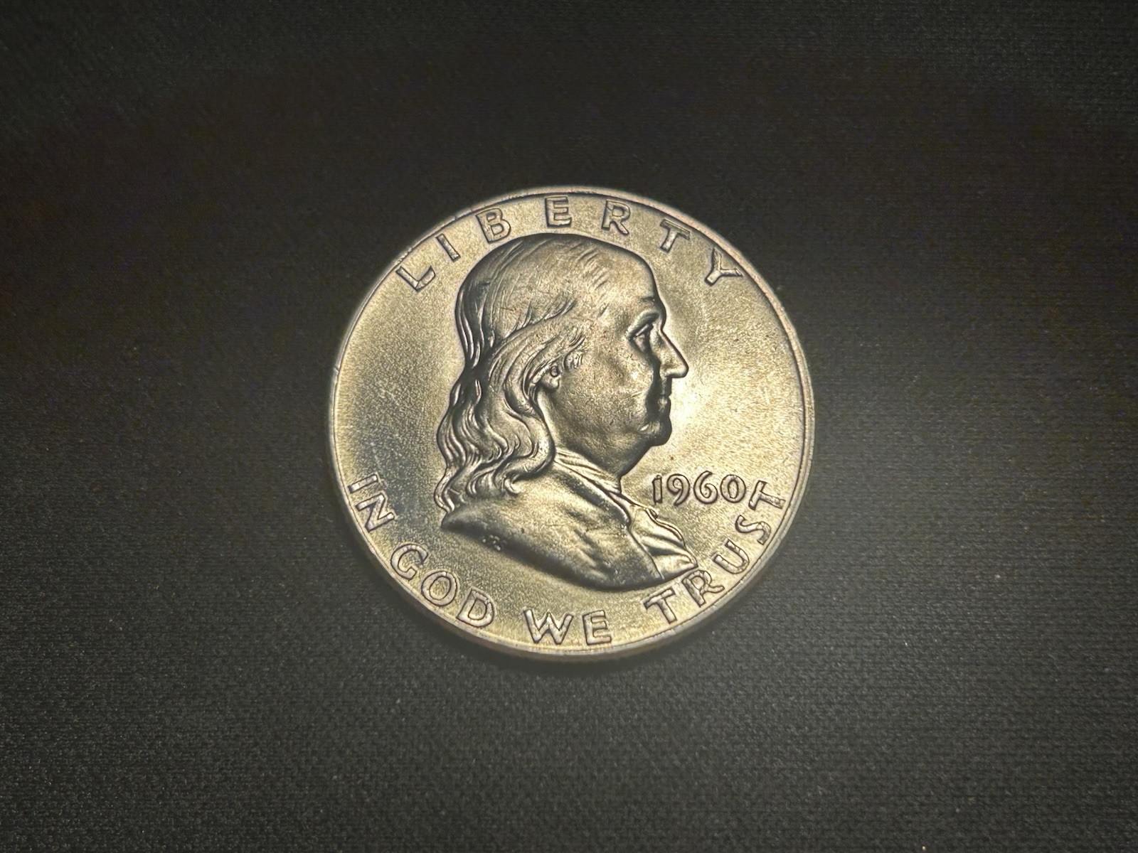 1960 Franklin Silver Half Dollar BU FBL