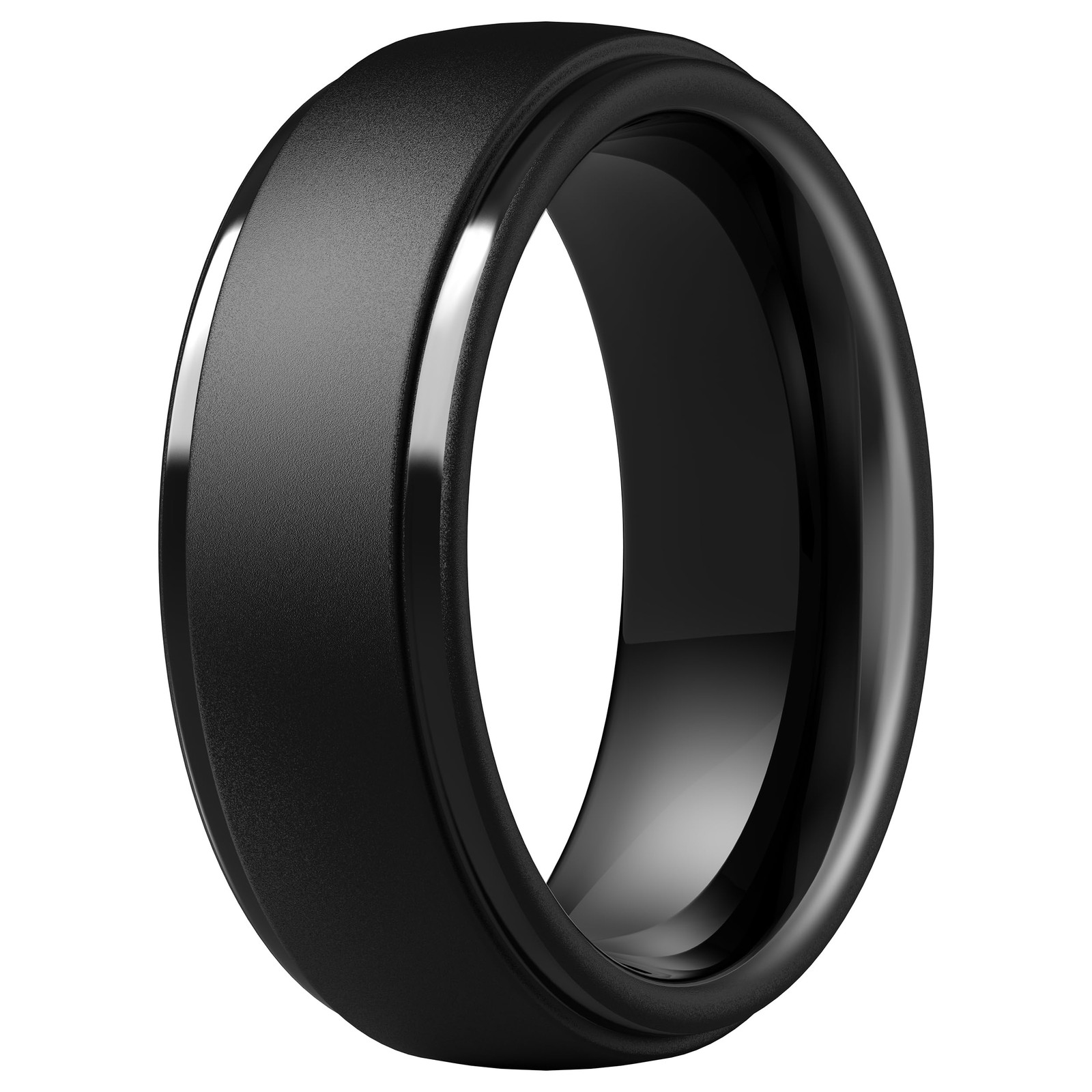 Men Silicone Wedding Rings Rubber Ring Engagement Band Best for Workout size 9.5
