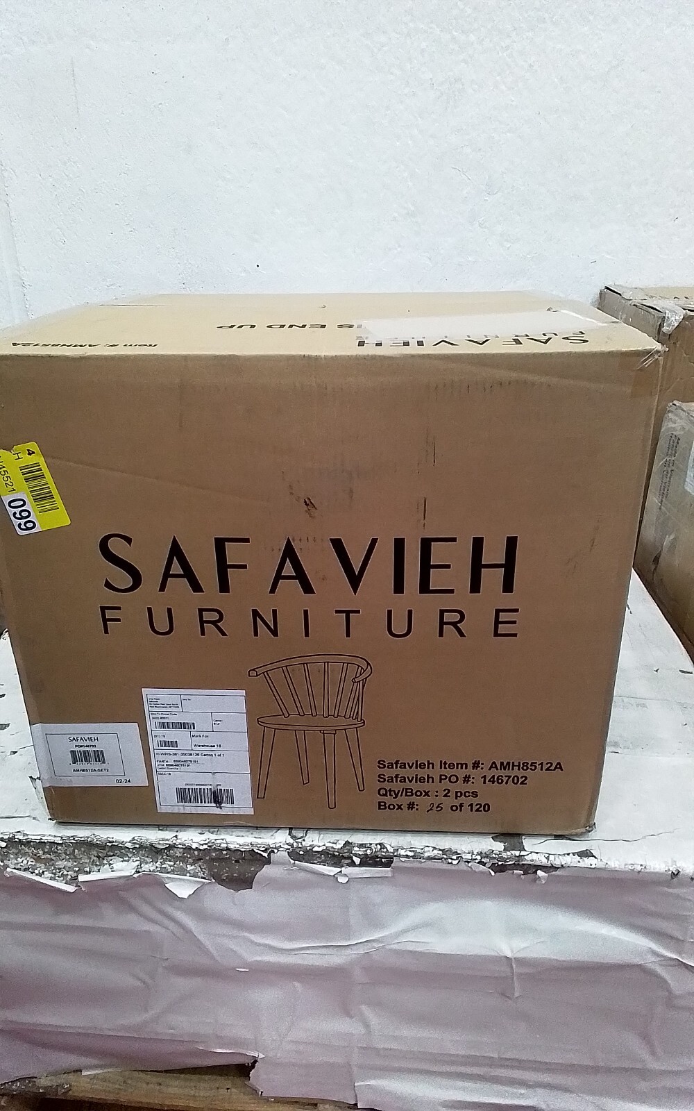 Safavieh BLANCHARD SIDE CHAIR, Reduced Price 2172743004 AMH8512A