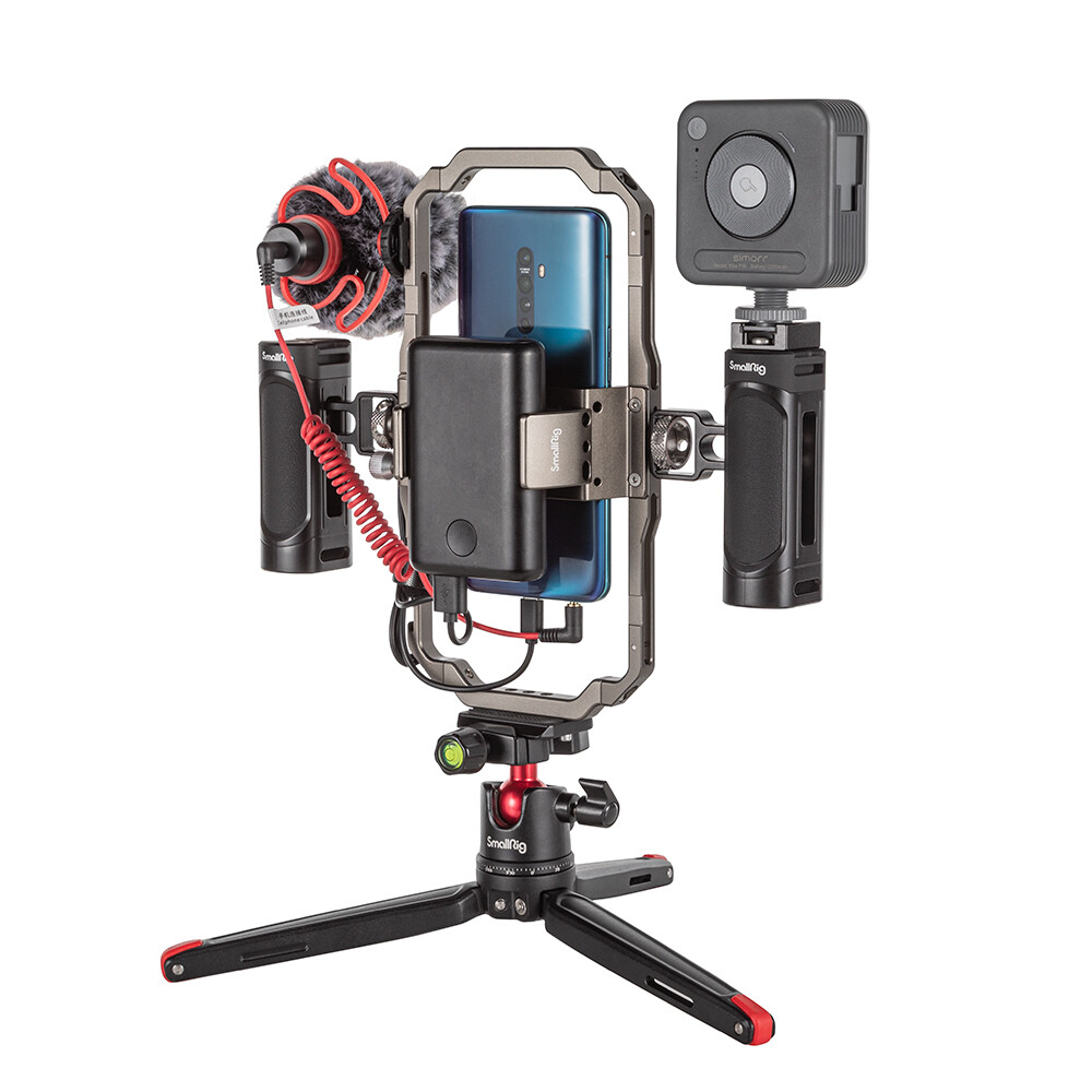 SmallRig VCR Kit With Stabilizer Handle Smartphone VCR Holder for iPhone 16