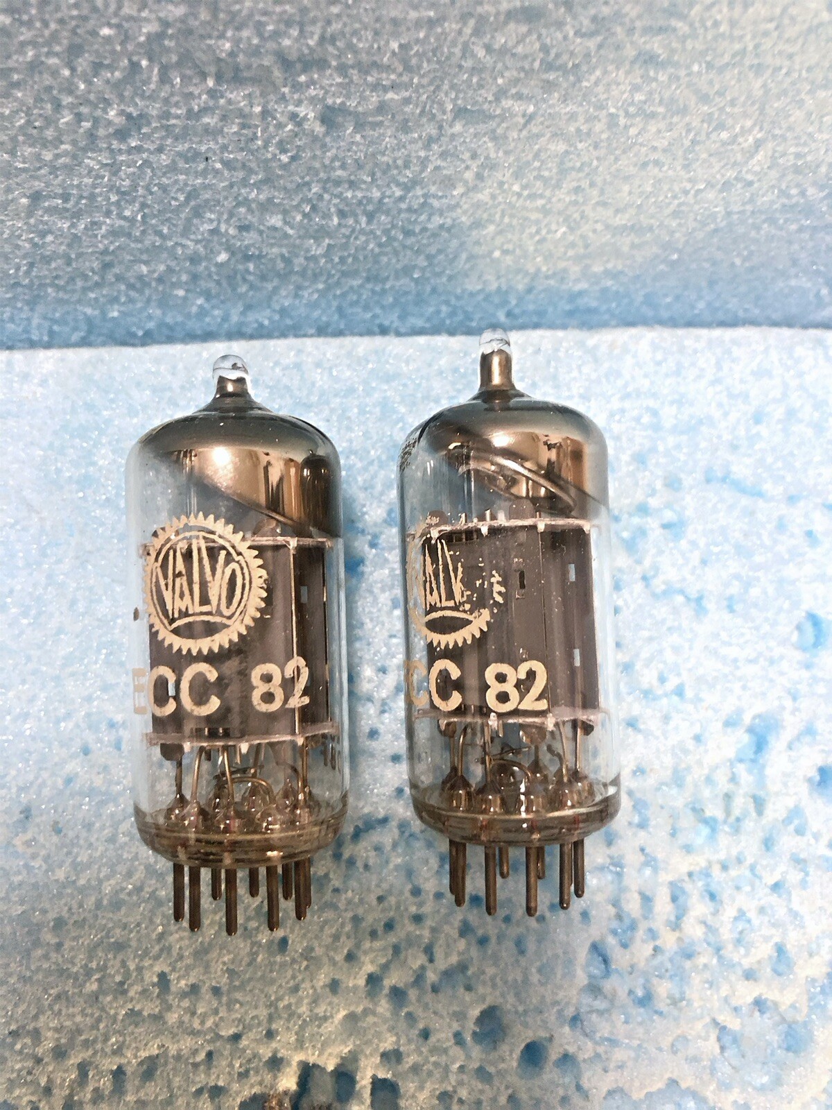Valvo ECC82/12au7/ecc802s/ Long Plate 45 Degree O Getter Excellent Value Matched