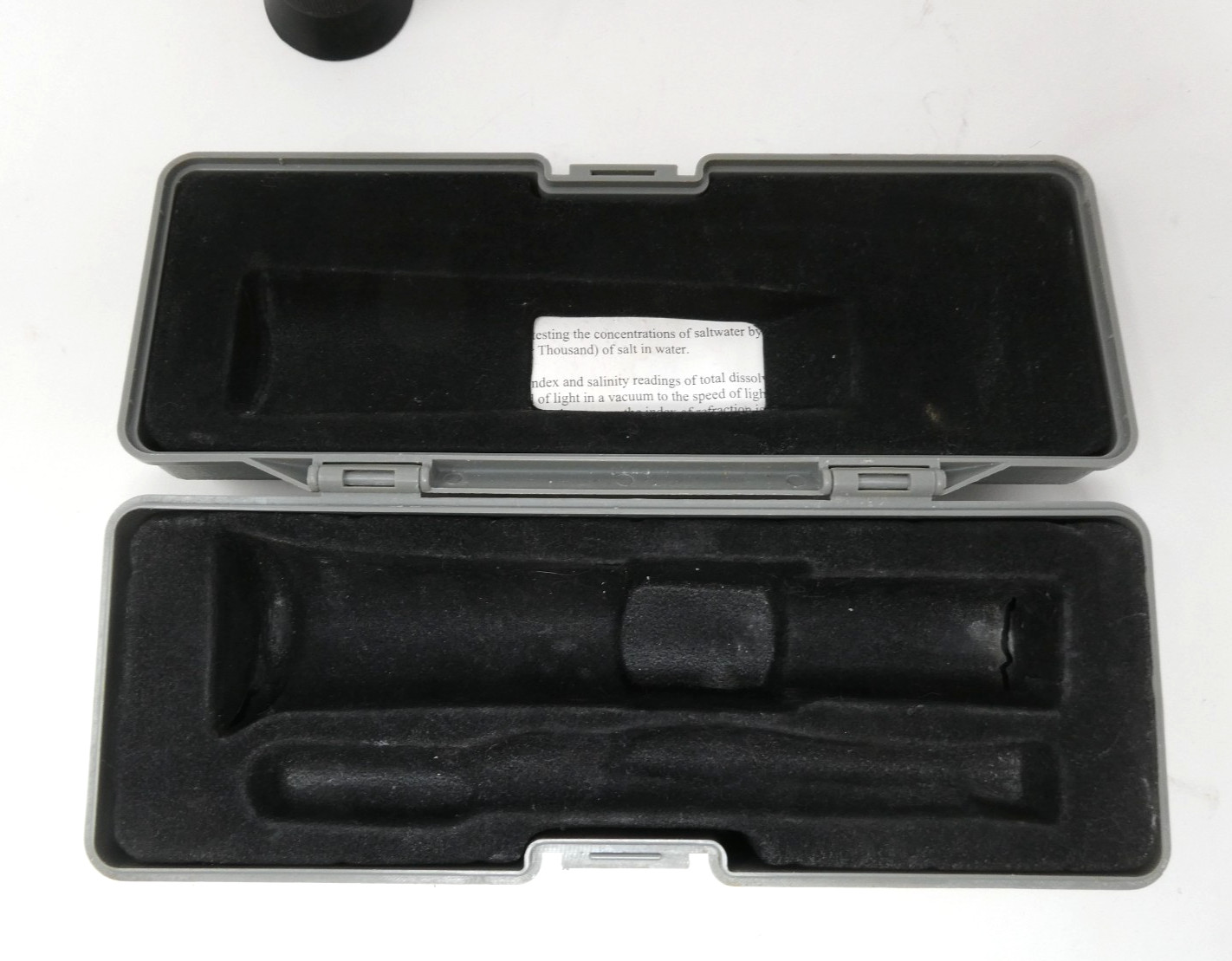 JBJ C-Scope Refractometer Model CS/Manual For Testing Marine Salinity w/ Manual
