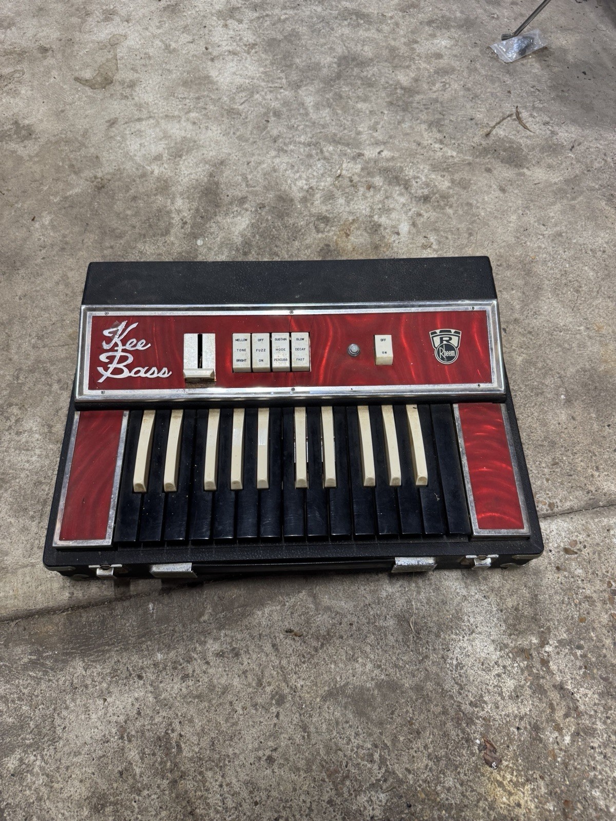 Rheem Kee Bass Combo Organ Bass Synth Synthesizer Vintage Electronic Keyboard