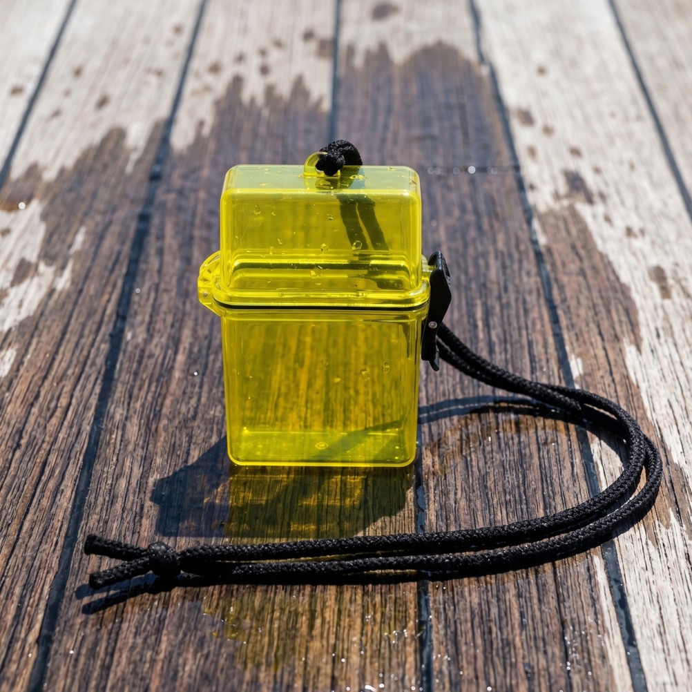 Outdoor Diving Sealed Box Storage Waterproof Hard Case Watertight ID Holder