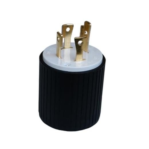 30 Amp 125/250V 3 Pole 4 Wire Grounding Generator Twist Lock L14-30P Male Plug