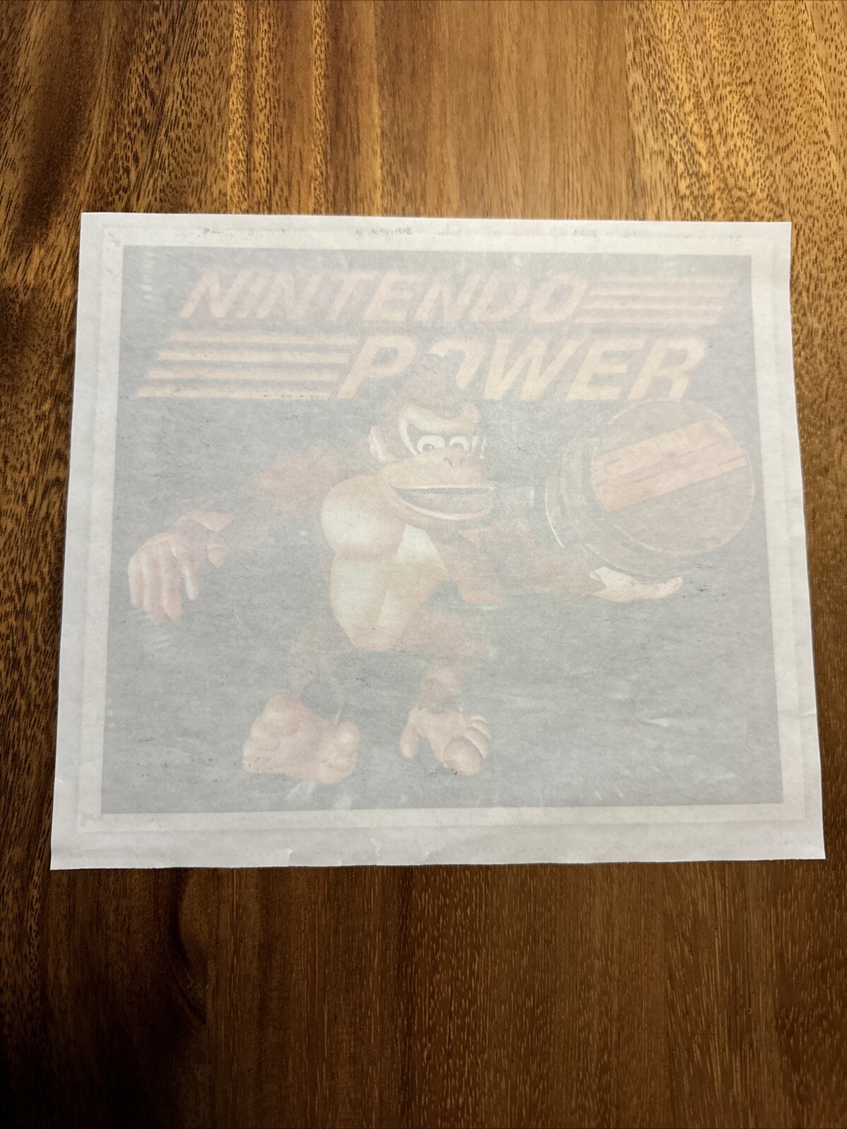 Nintendo Power Donkey Kong Country iron t shirt transfer Insert