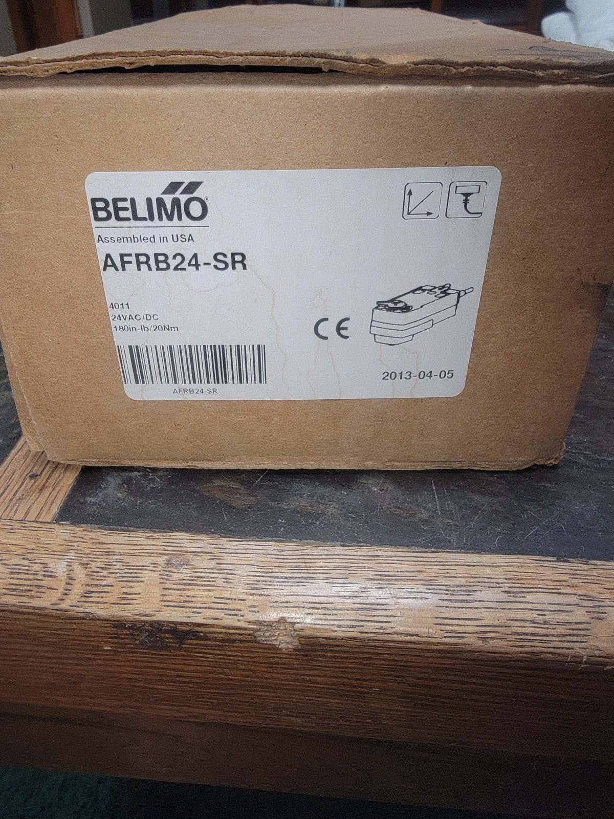 Belimo AFRB24-SR Spring Return Control Valve Actuator 24V AC/DC