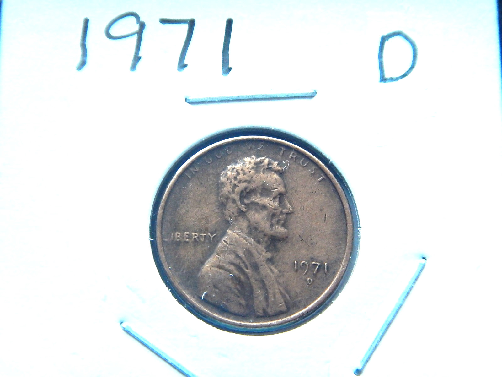 1971 (D) Lincoln Penny