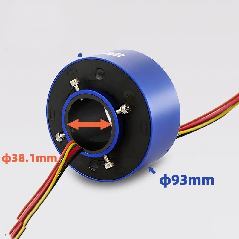 38.1mm Through-hole Conductive Slip Ring rotating Transmission Slip Rotary Joint