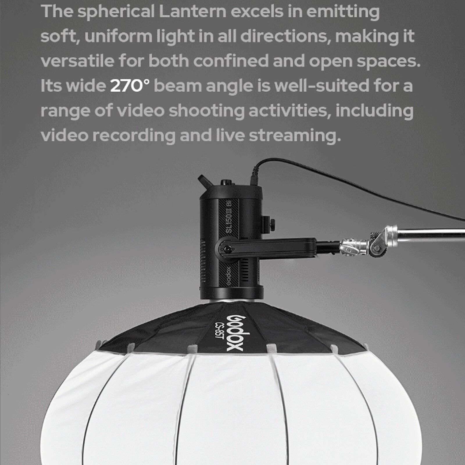 Godox CS-65T 65cm/25.6inch Lantern Softbox Light Modifier Bowens Mount SoftBoxes
