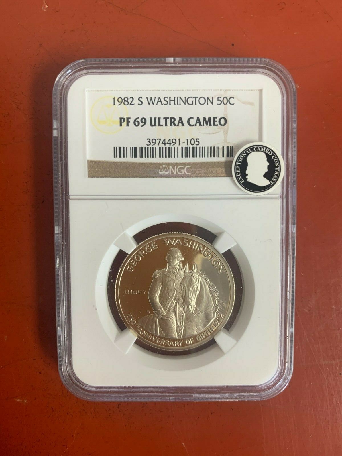 1982 S US 50 Cent NGC PF 69 Ultra Cameo Washington