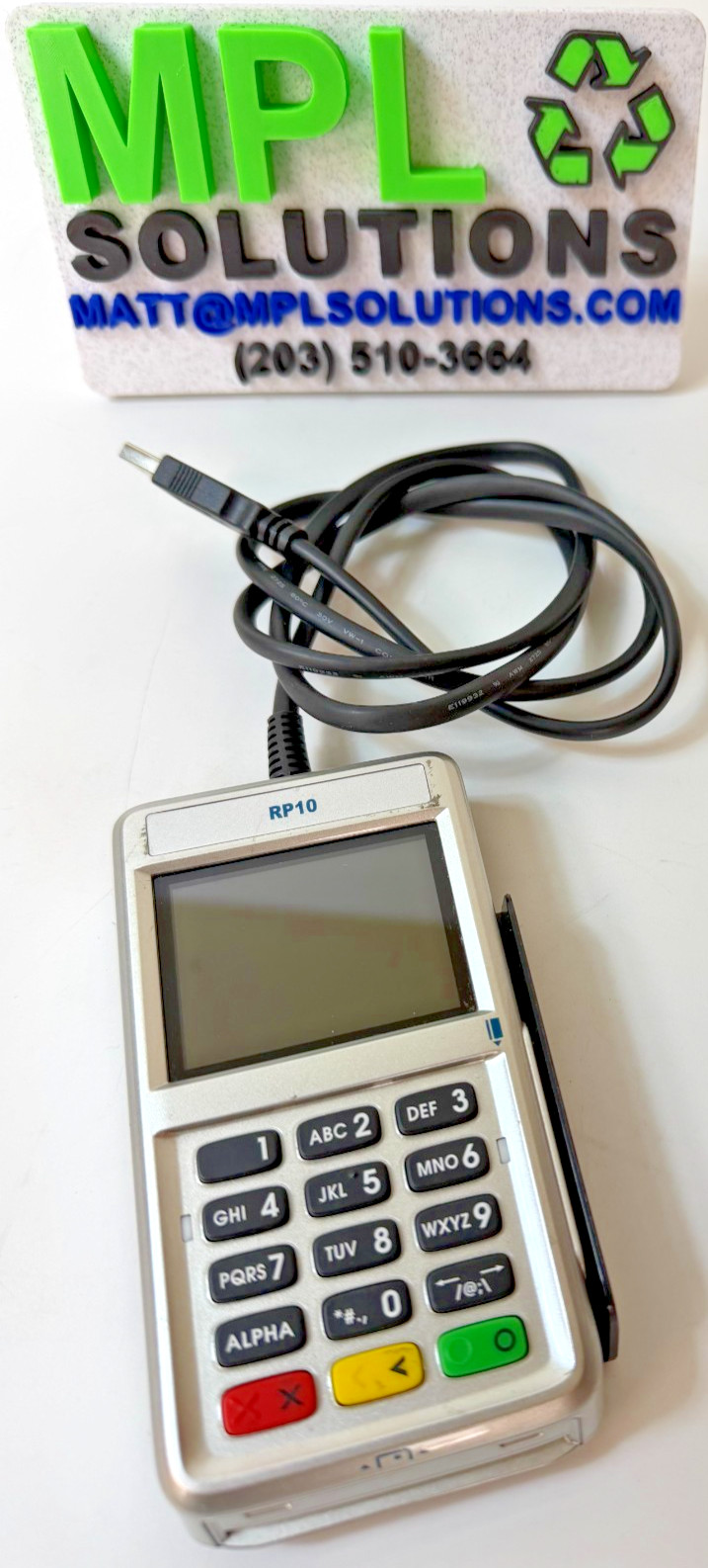 First Data RP10 PIN pad (Only)  xCL-RP-10 (for FD150 Credit Card POS)  USED Nice