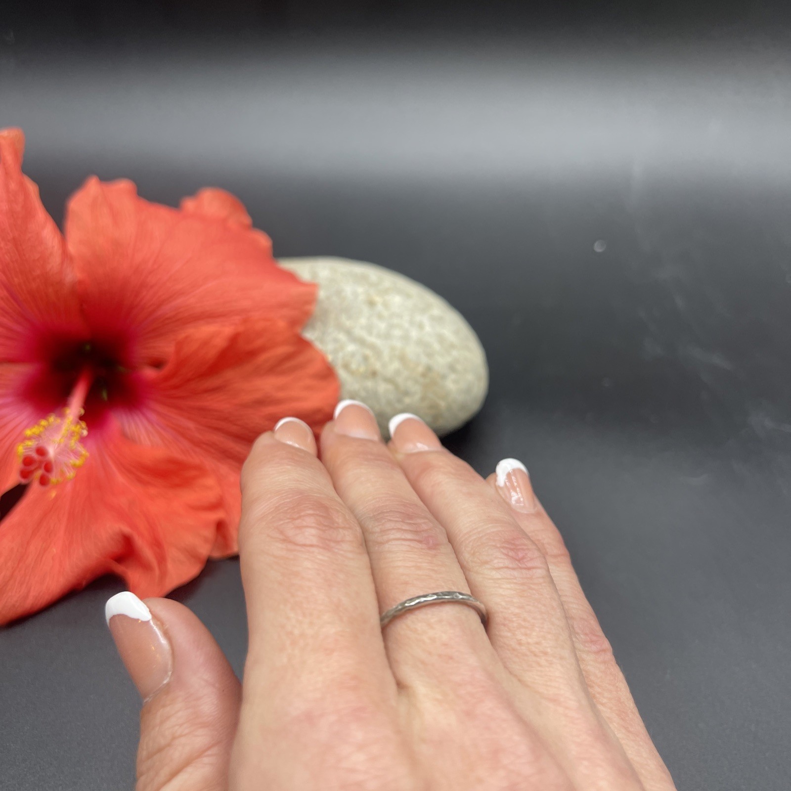Stunning Unique Handmade 925 Sterling Silver Stackable Band Ring #B99
