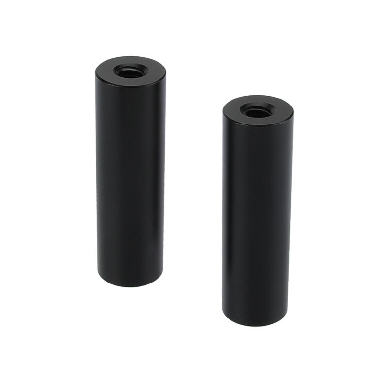 2Pcs CAMVATE Micro 15mm Rod with 1/4"-20 Female End Threads 2.5" Long