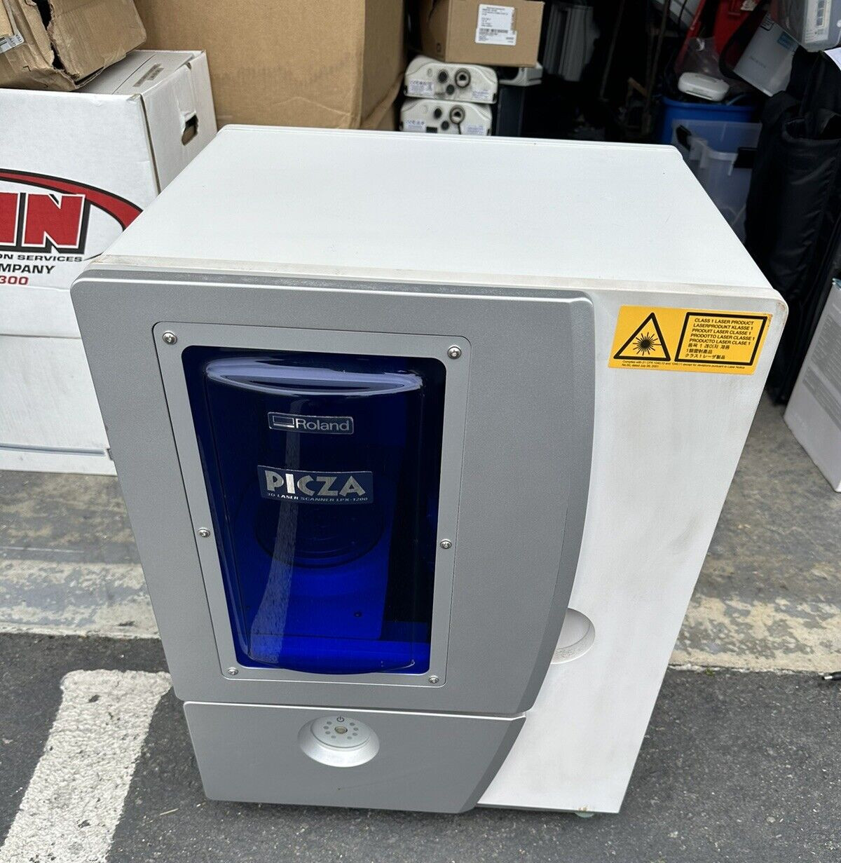 Roland LPX-1200 PICZA 3D Laser Scanner used powers on-See Video