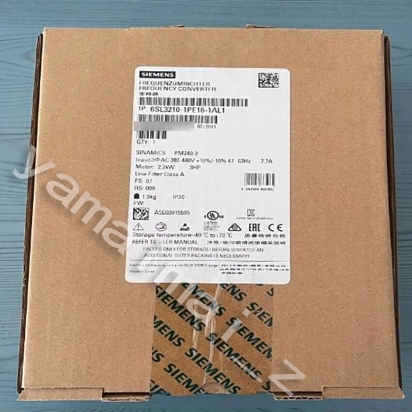 New Siemens 6SL3210-1PE16-1AL1 Frequency Converter 380-480V 2.2kW US Free TAX