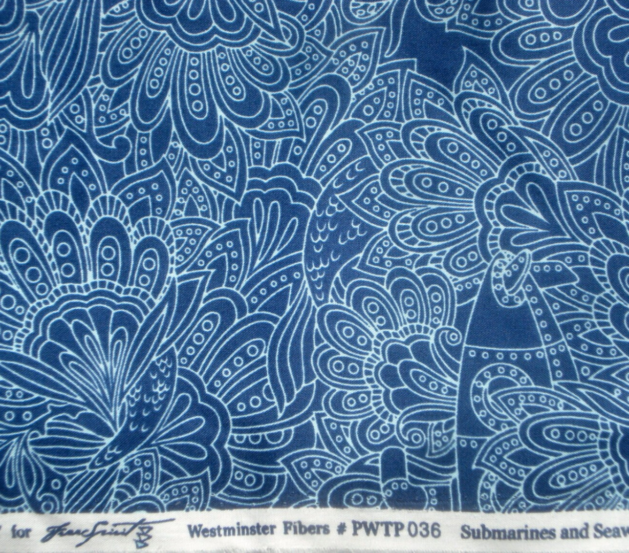 Submarines and Seaweed Salt Water by Tula Pink 11" by WOF