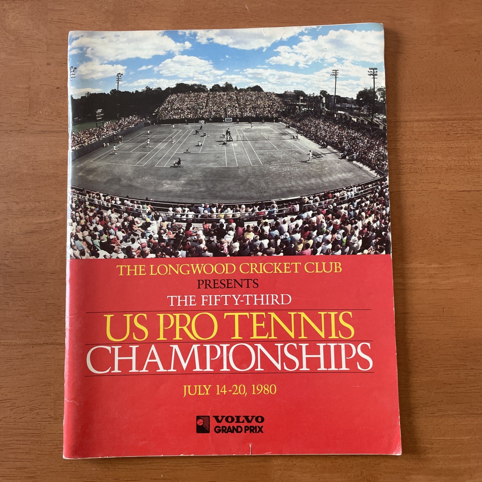 53rd US Pro Tennis Championships Program Longwood July 14-20, 1980