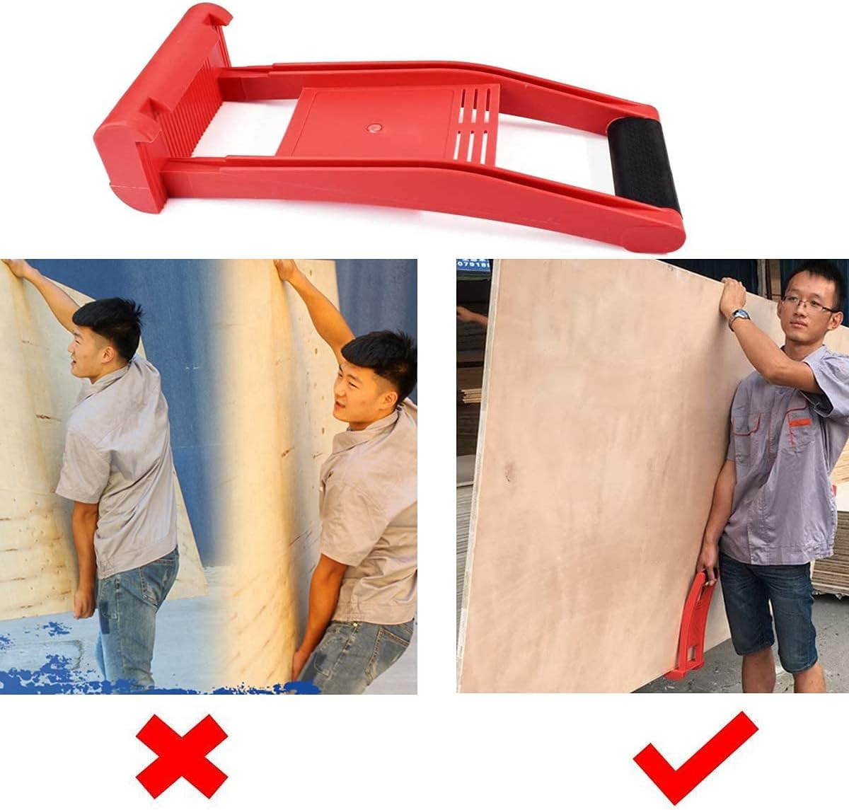 , Plywood Carriers Handle 2 PACK, Sheetrock Tools Drywall Handtools, Drywall Lif