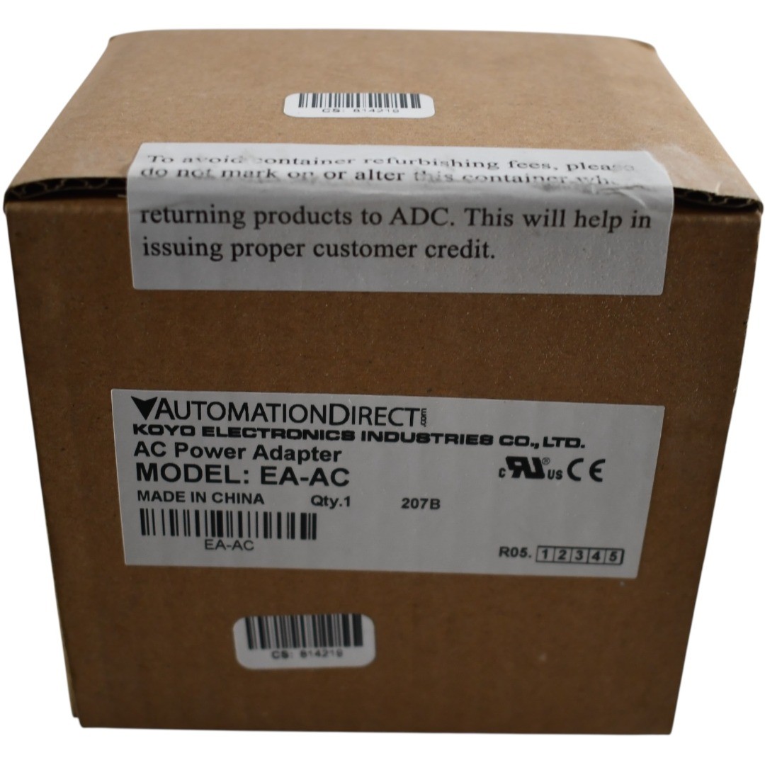 NEW Automation Direct EA-AC C-more AC Power Adapter 24VDC 1.5A for EA7 EA9