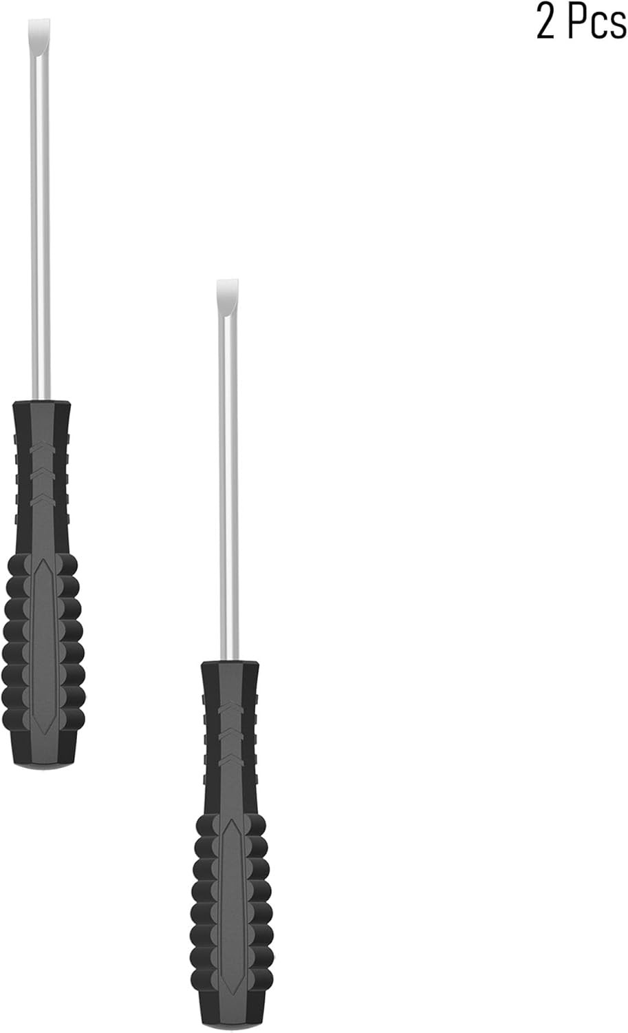 2Pc Mini Slotted Screwdriver 3Mm Flat Head Precision Repair Tool 100Mm Long