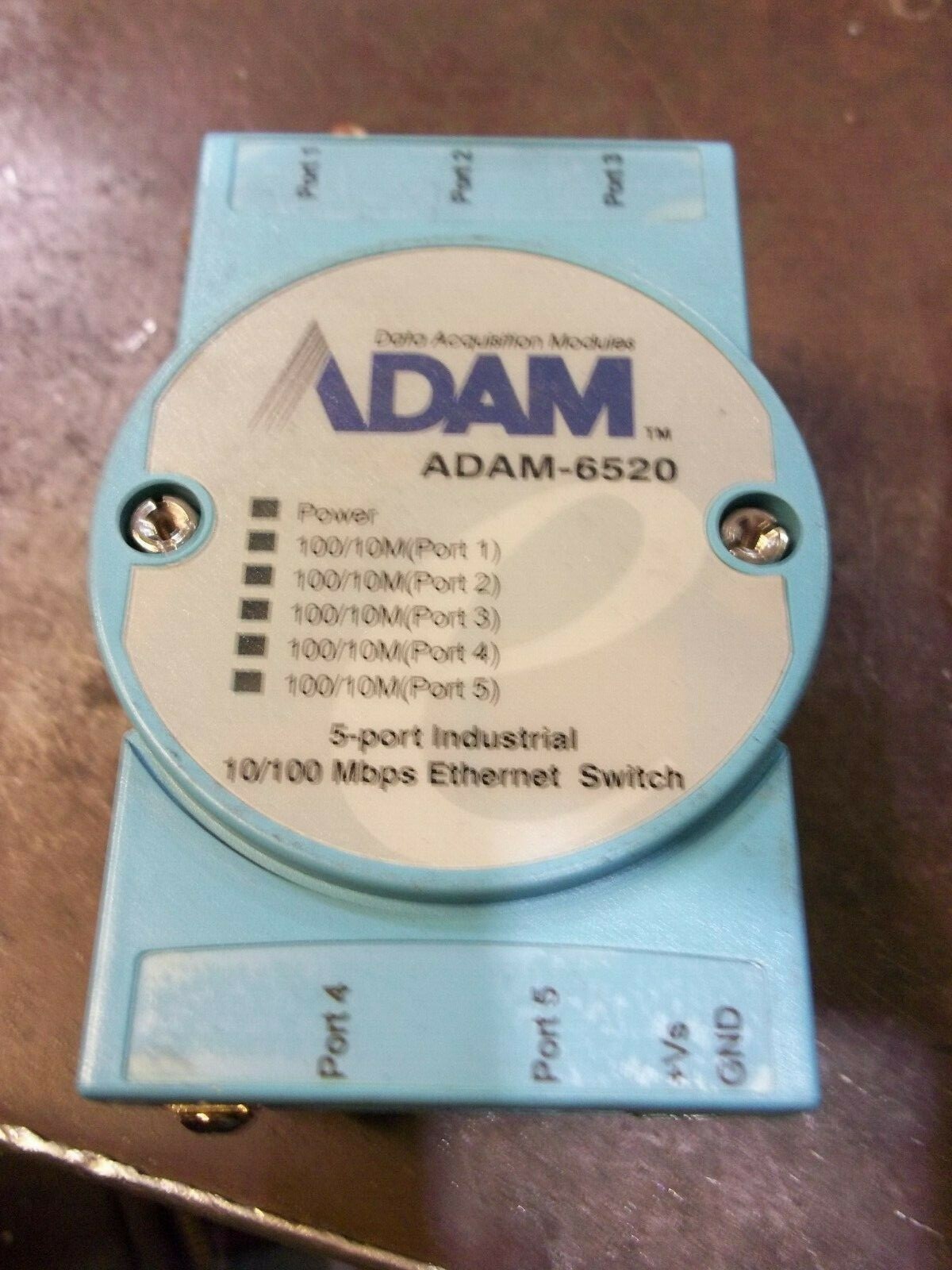 ADAM ADAM-6520 5 PORT INDUSTRIAL ETHERNET SWITCH (224-2)