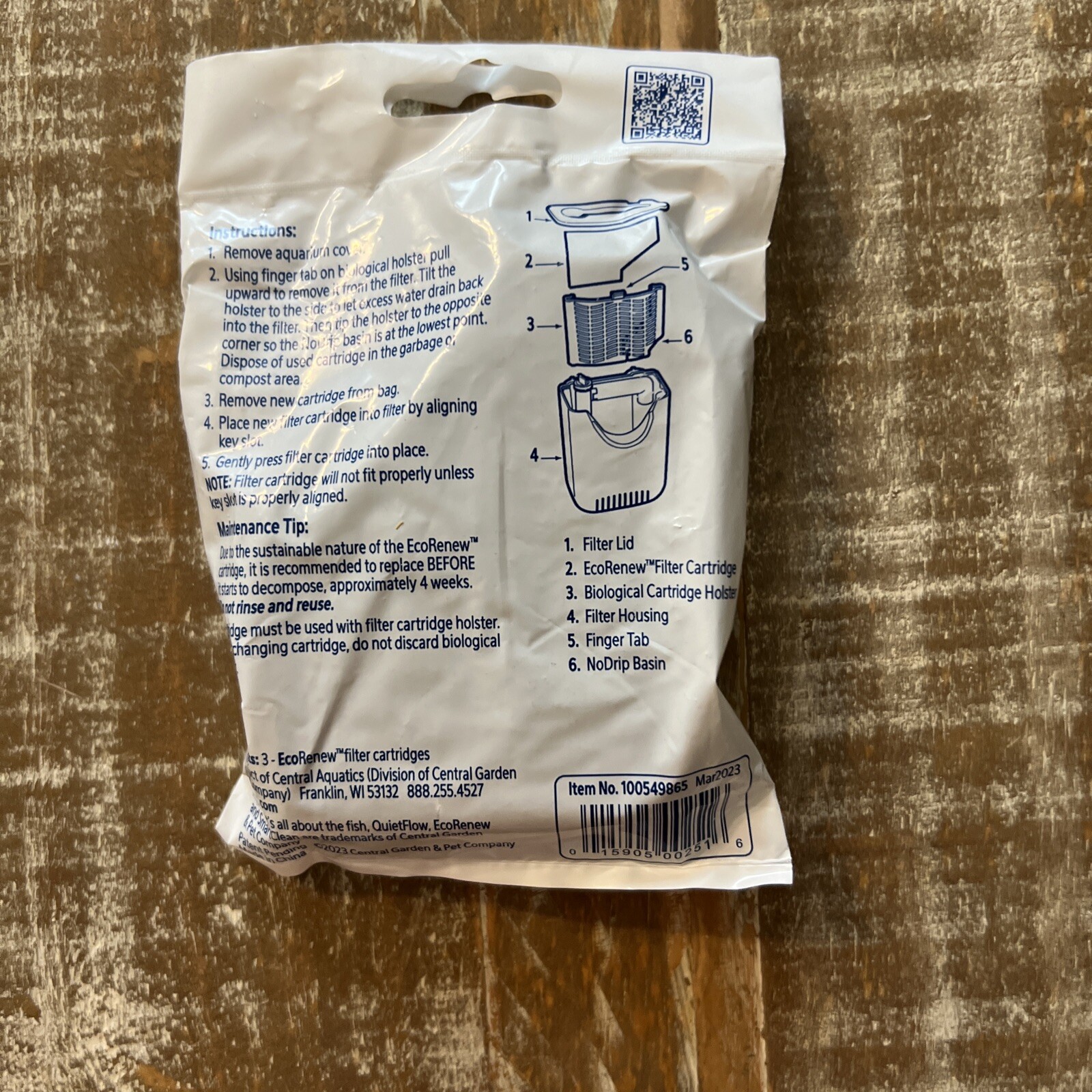 EcoRenew Filter Cartridges 3 Count / Small by Aqueon