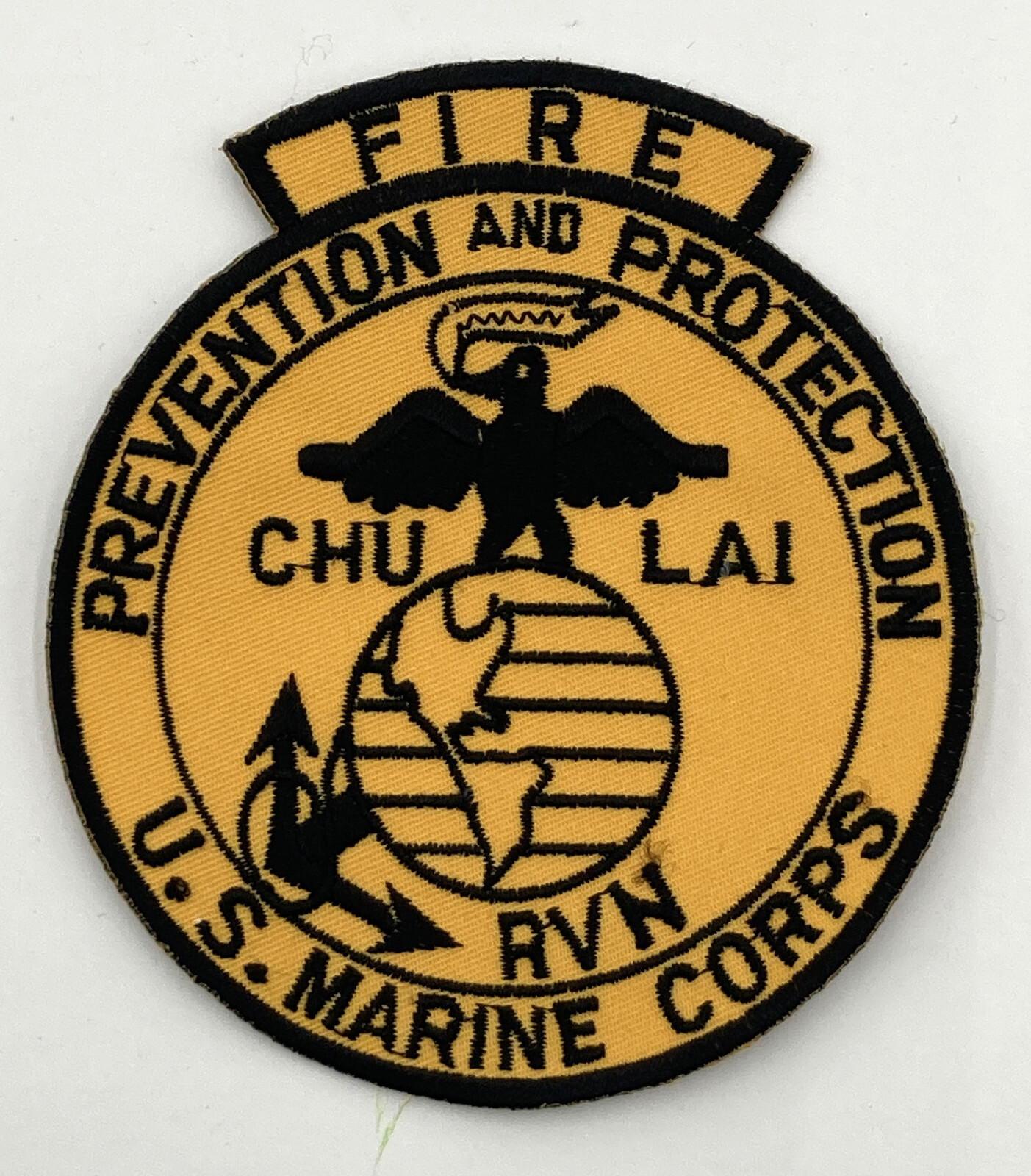 Chu Lai Vietnam Fire Prevention & Protection US Marine Corps Patch