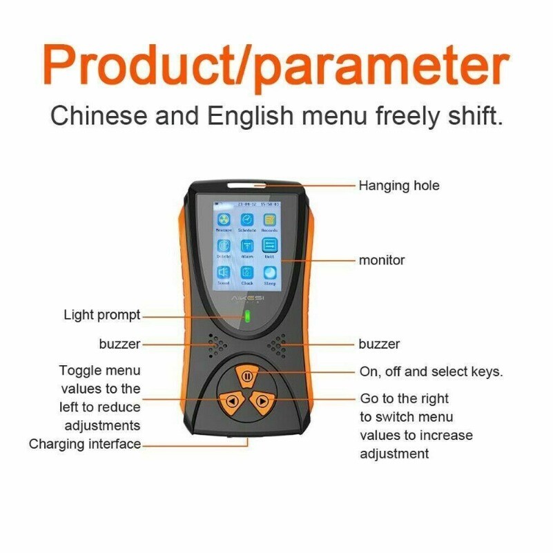 HFS-10 High Accuracy Geiger Counter X-Ray Radiation Detector Meter Dosimeter--