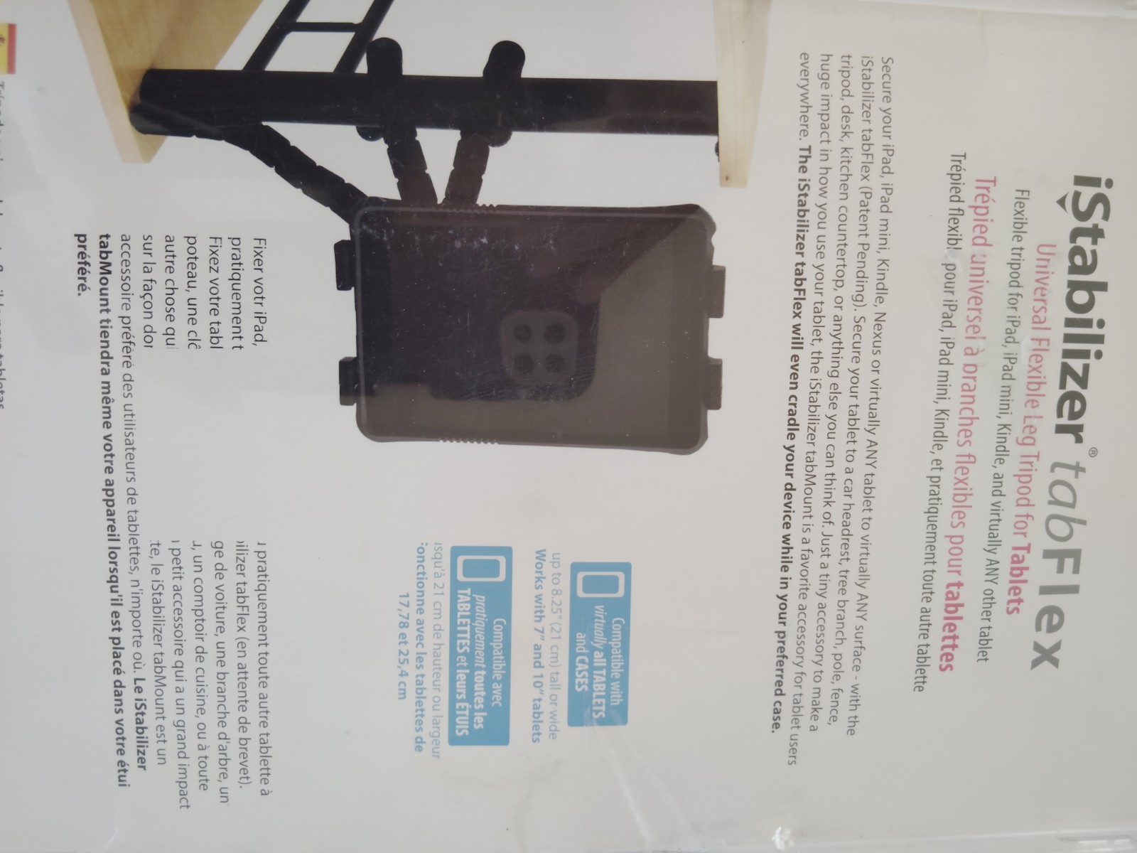 iStabilizer tabFlex Flexible Tripod for iPad Kindle Tablets 7" 10" New