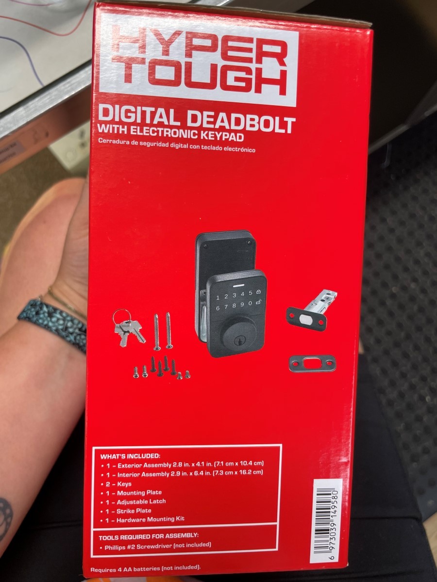 HYPER TOUGH DIGITAL DEADBOLT 9619112 (ECP021808)