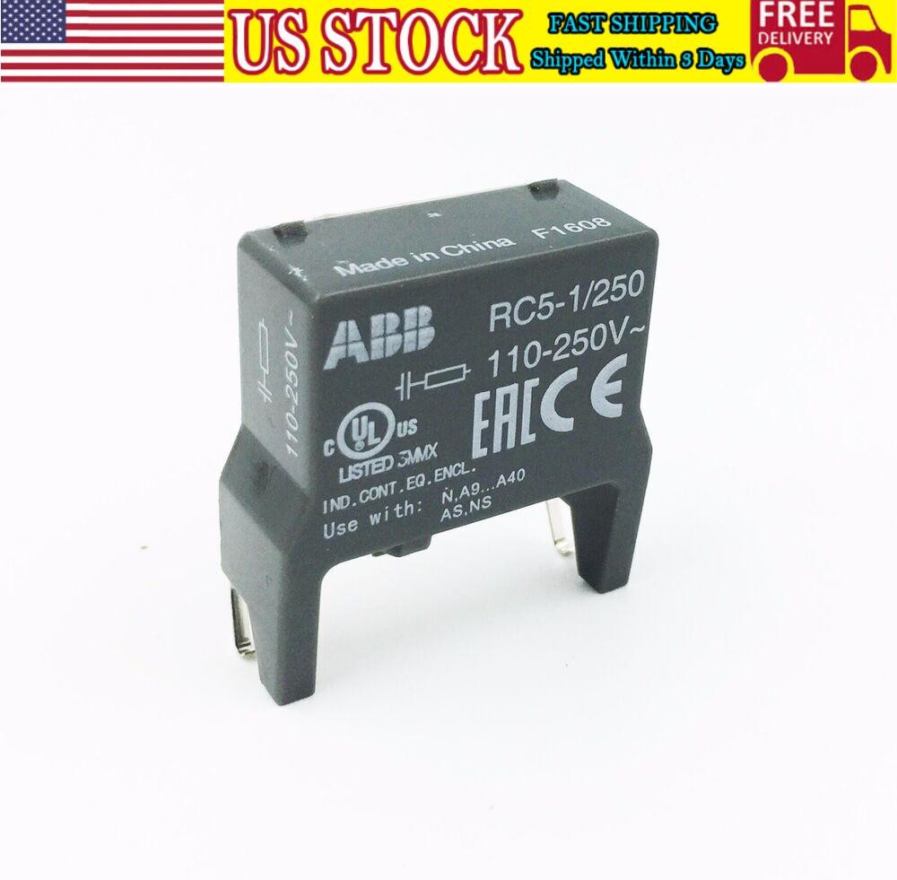 1 piece For ABB RC5-1/250 Surge Suppressor RC Circuit 100-250VAC 1 PCd-