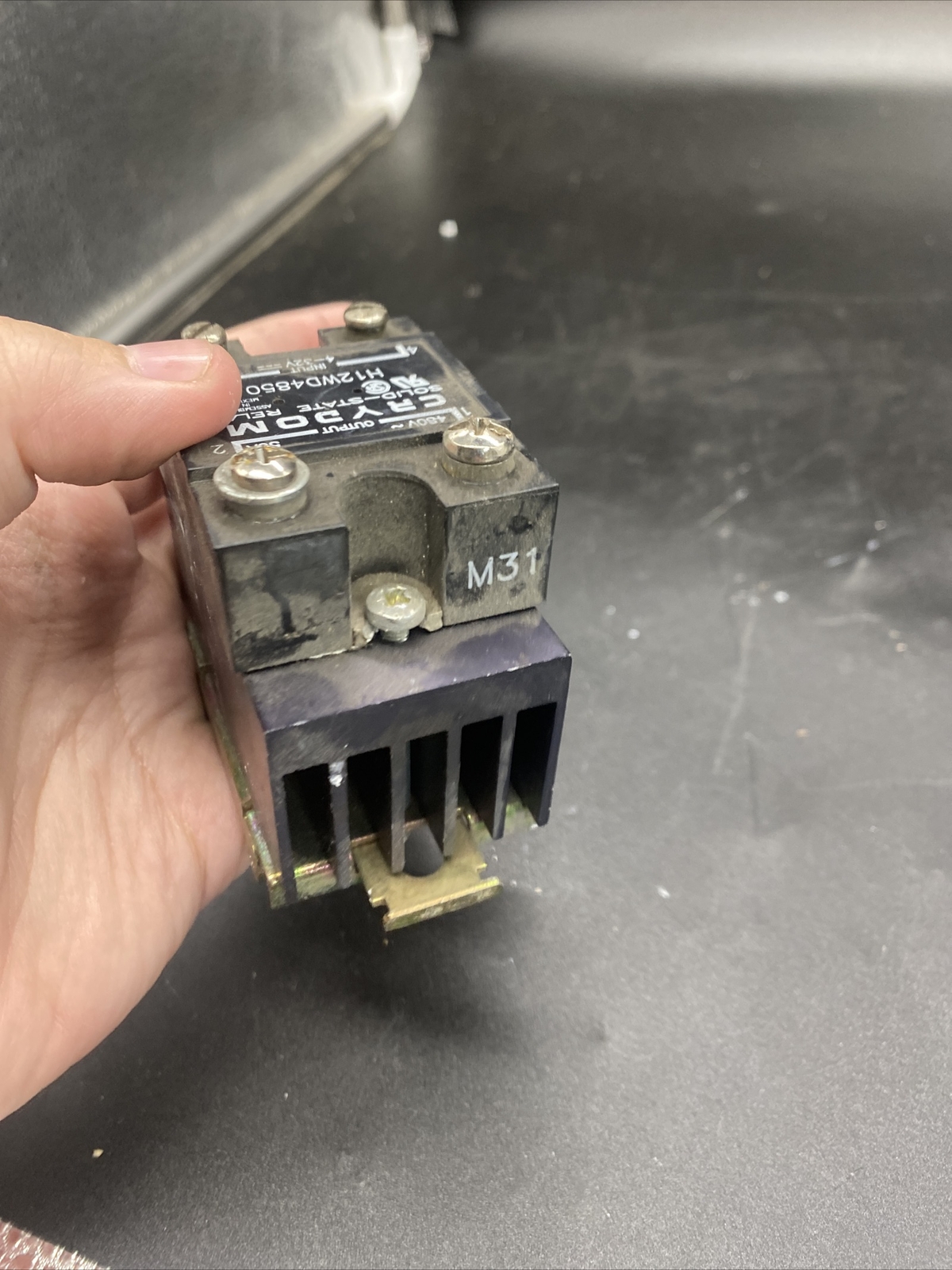 Crydom Solid State Relay Plus Bottom Part. H12WD4850.Free Shipping!! Pre Owned!!