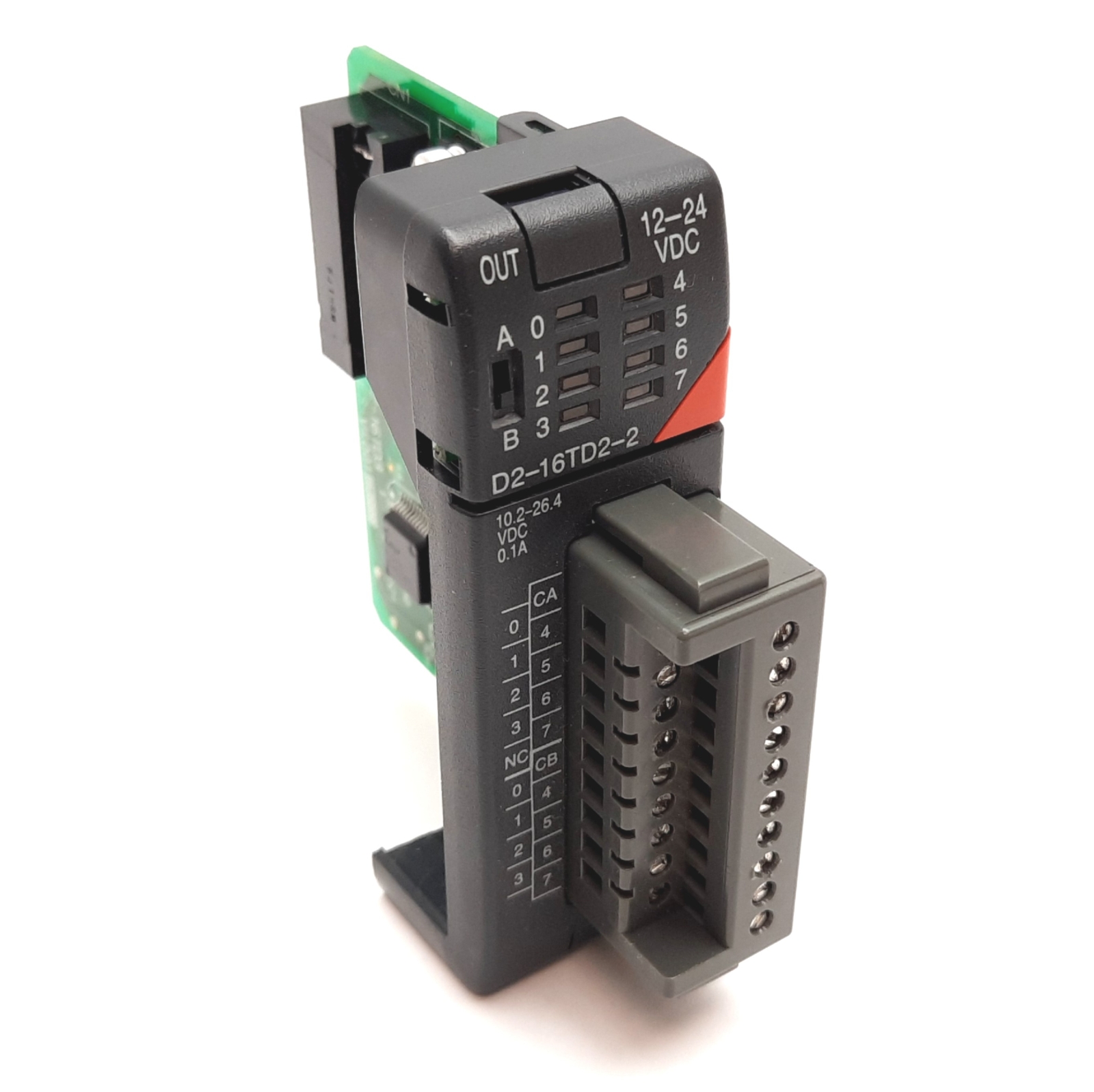 Automation Direct D2-16TD2-2 DL205 PLC Output Module, 16-Point, 10.2-26.4VDC