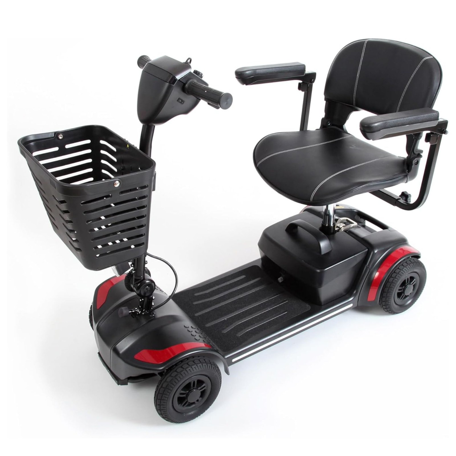 Journey Adventure Mobility Scooter, Electric Motorized Travel Scooter, Red