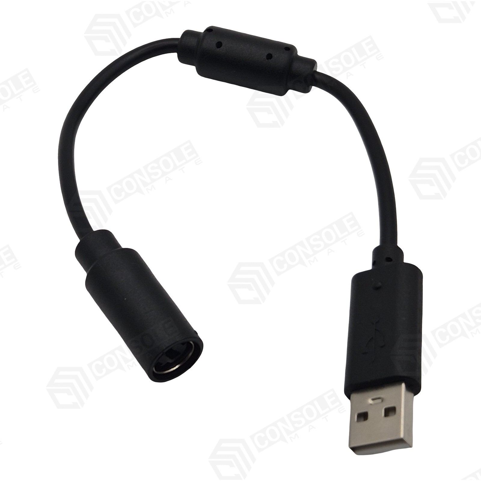 Xbox 360 Controller USB Breakaway Cable | Wired to PC Adapter Dongle 25cm Black