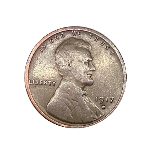 1917-D Lincoln Wheat Penny Cent - G/VG Good or Better Very Nice
