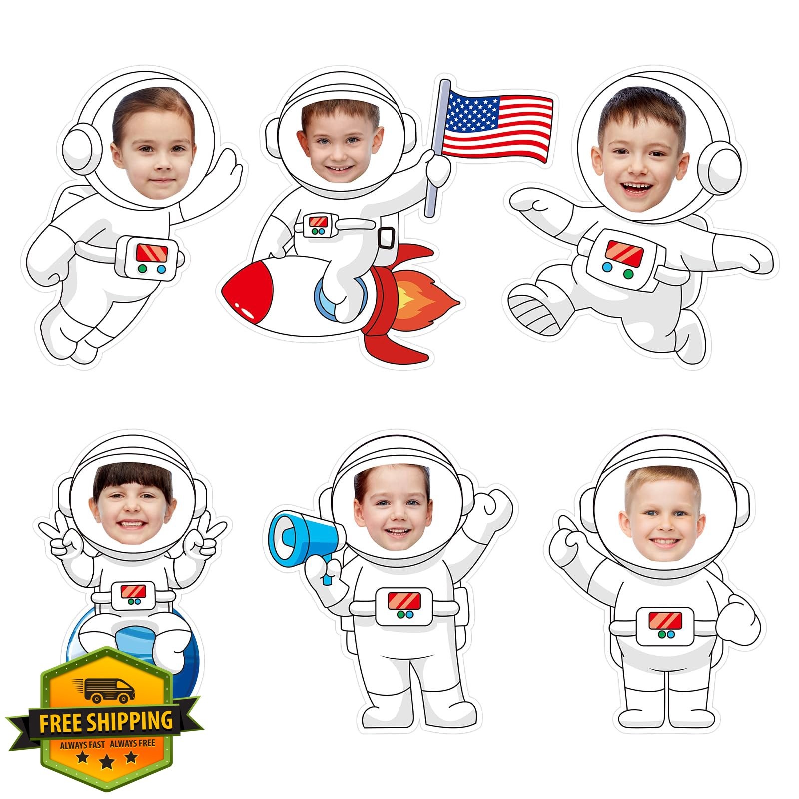 36 Pcs Astronaut Bulletin Board Cutouts Outer Space Galaxy Classroom Decor